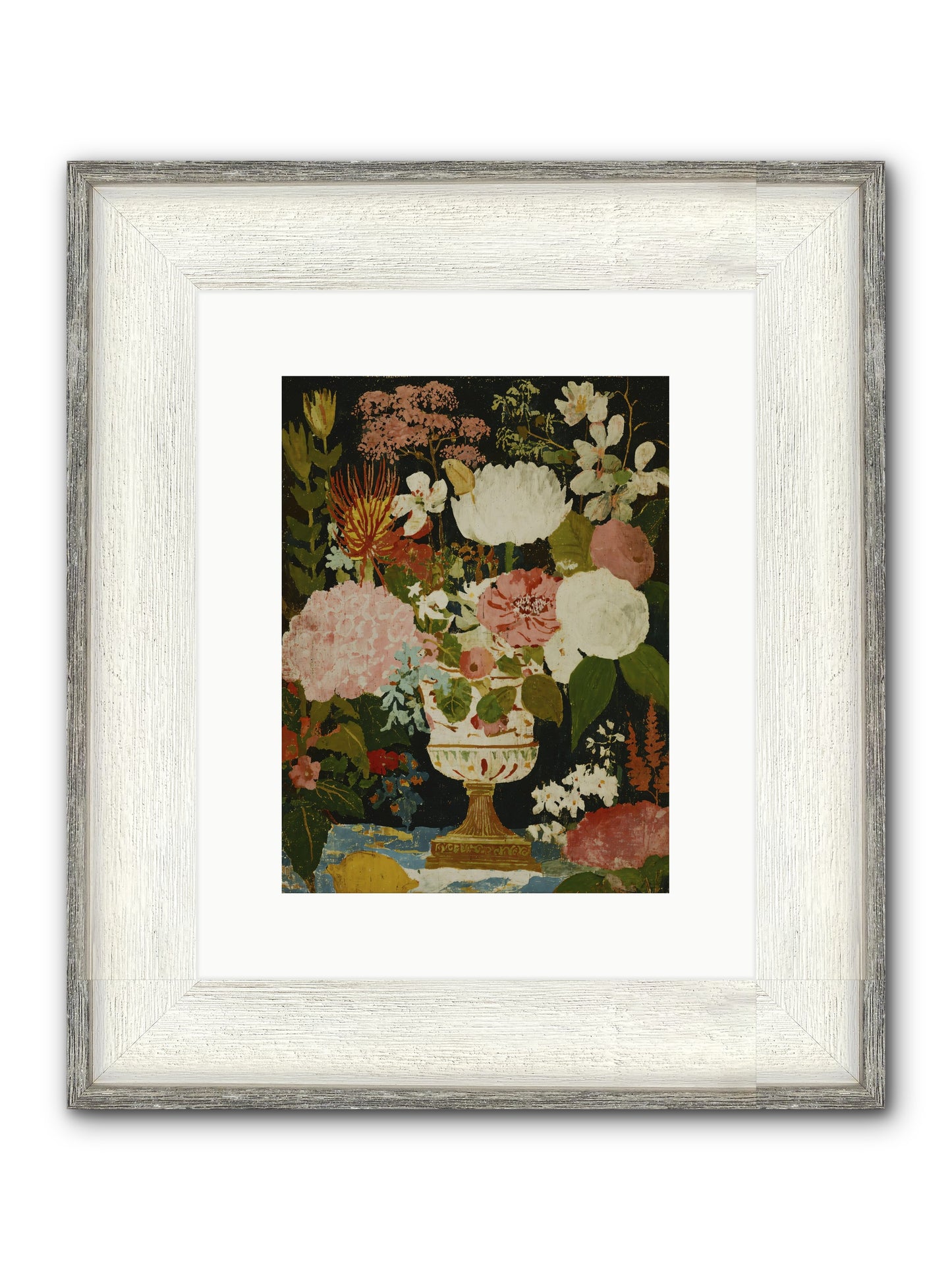 In A Word, Lovely Framed Print - Driftwood White 9x12