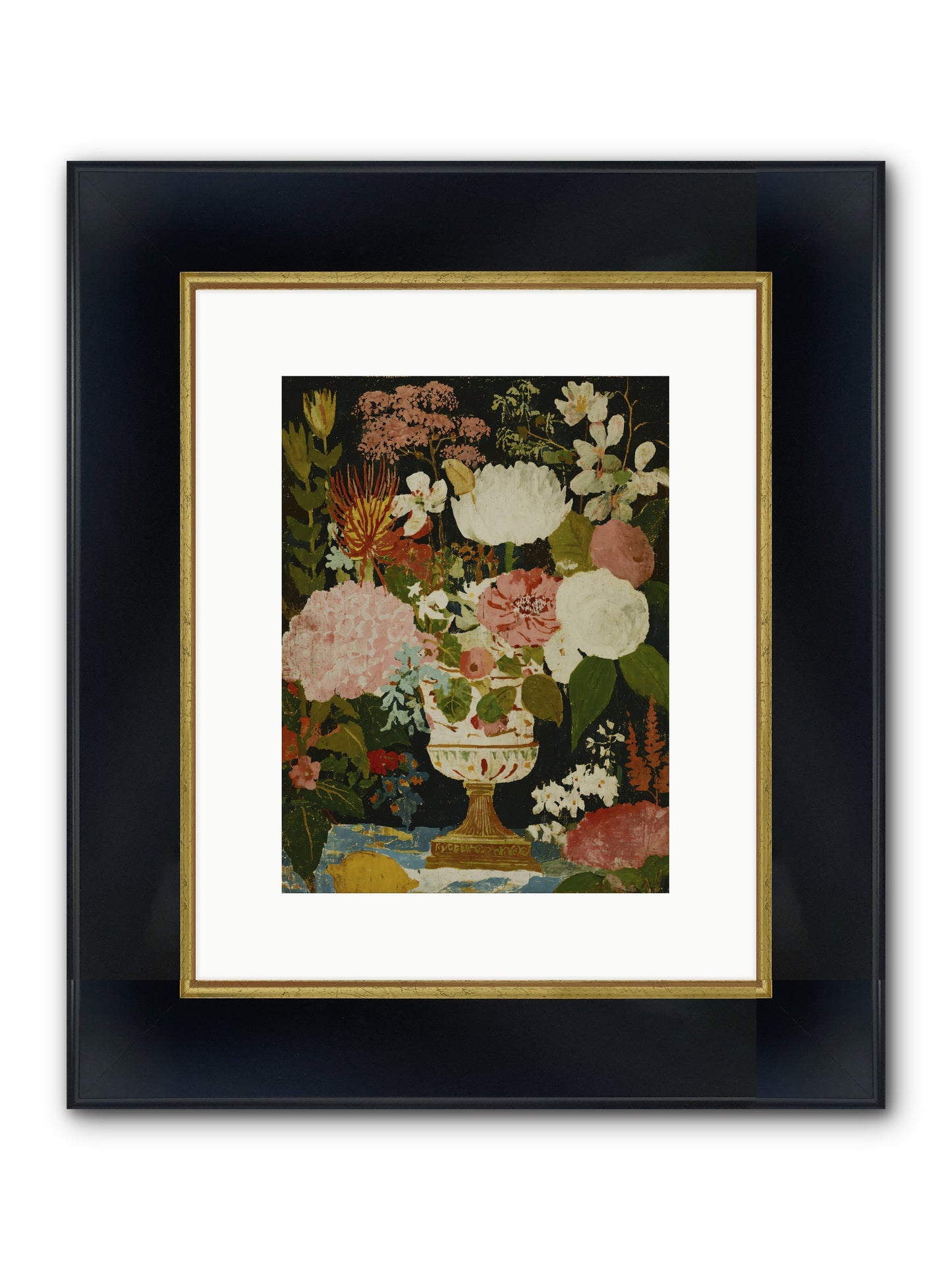 In A Word, Lovely Framed Print - Wide Black w/Gold 9x12