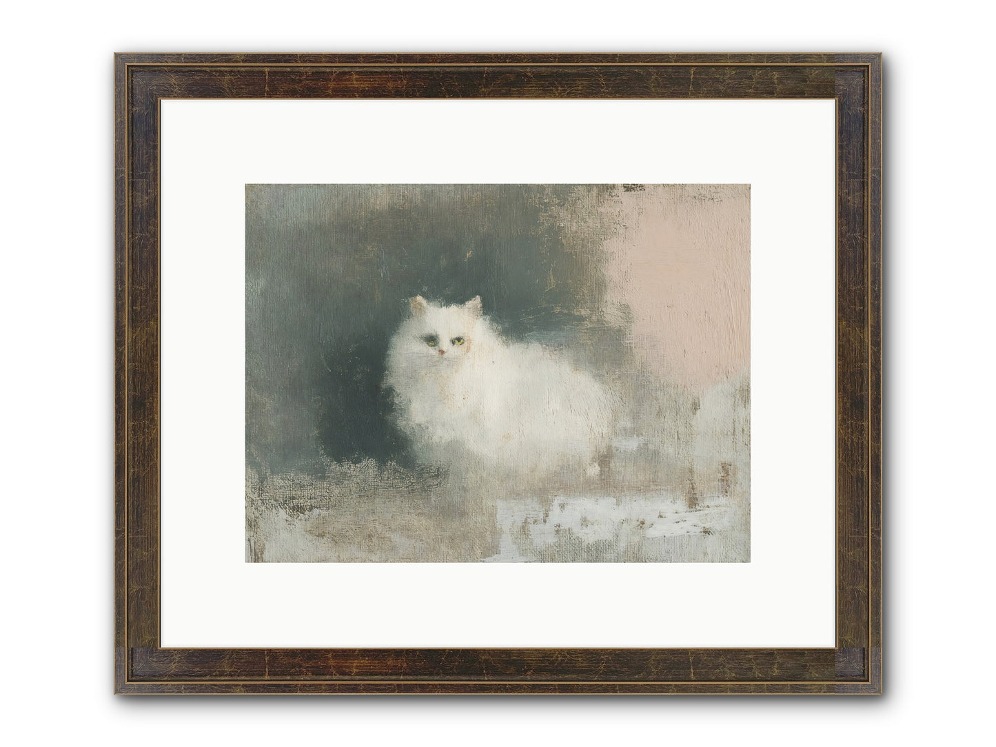 In Due Time Framed Print - Slimwoods Black/Gold 12x9