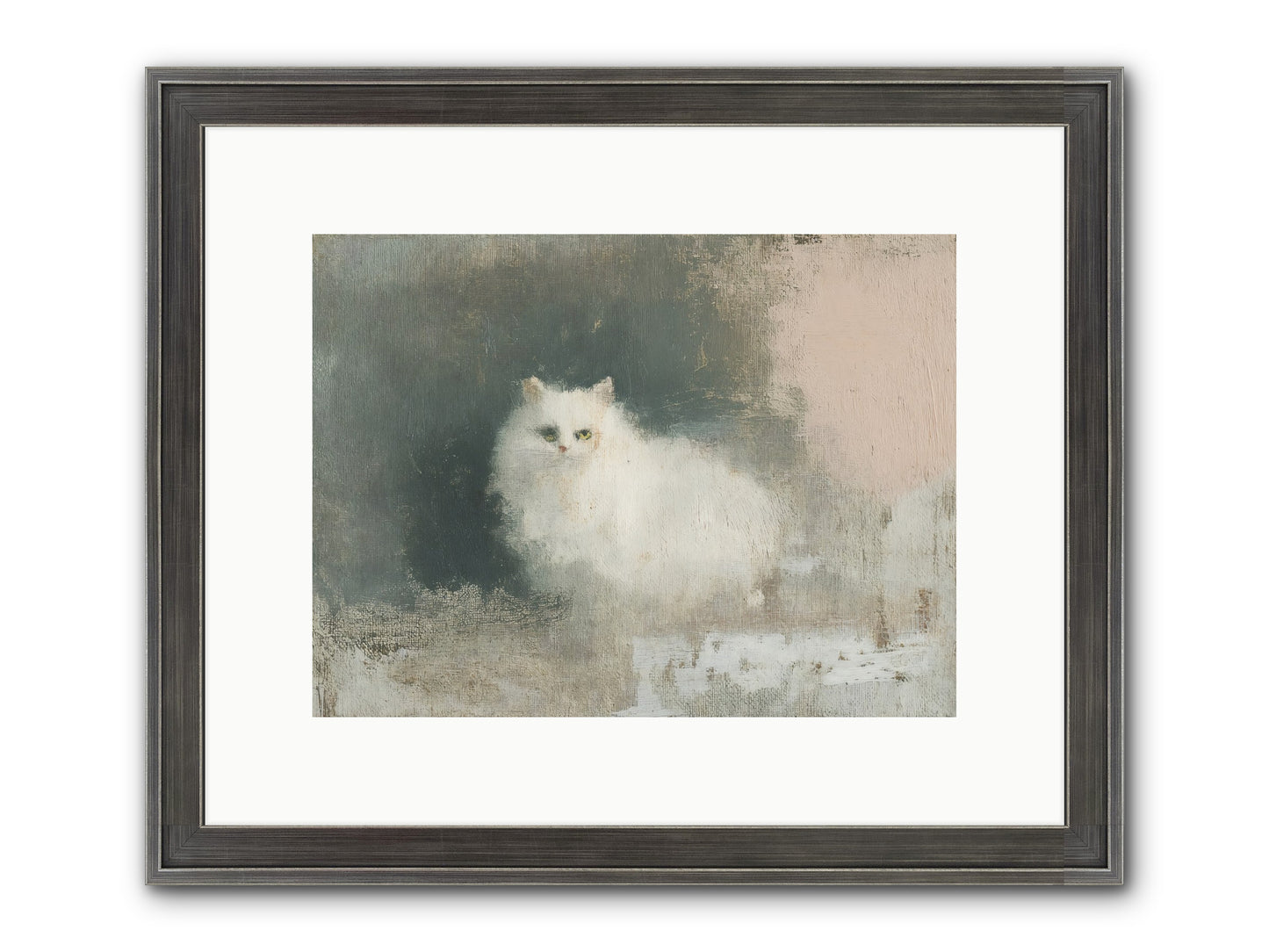 In Due Time Framed Print - Slimwoods Black/Silver 12x9