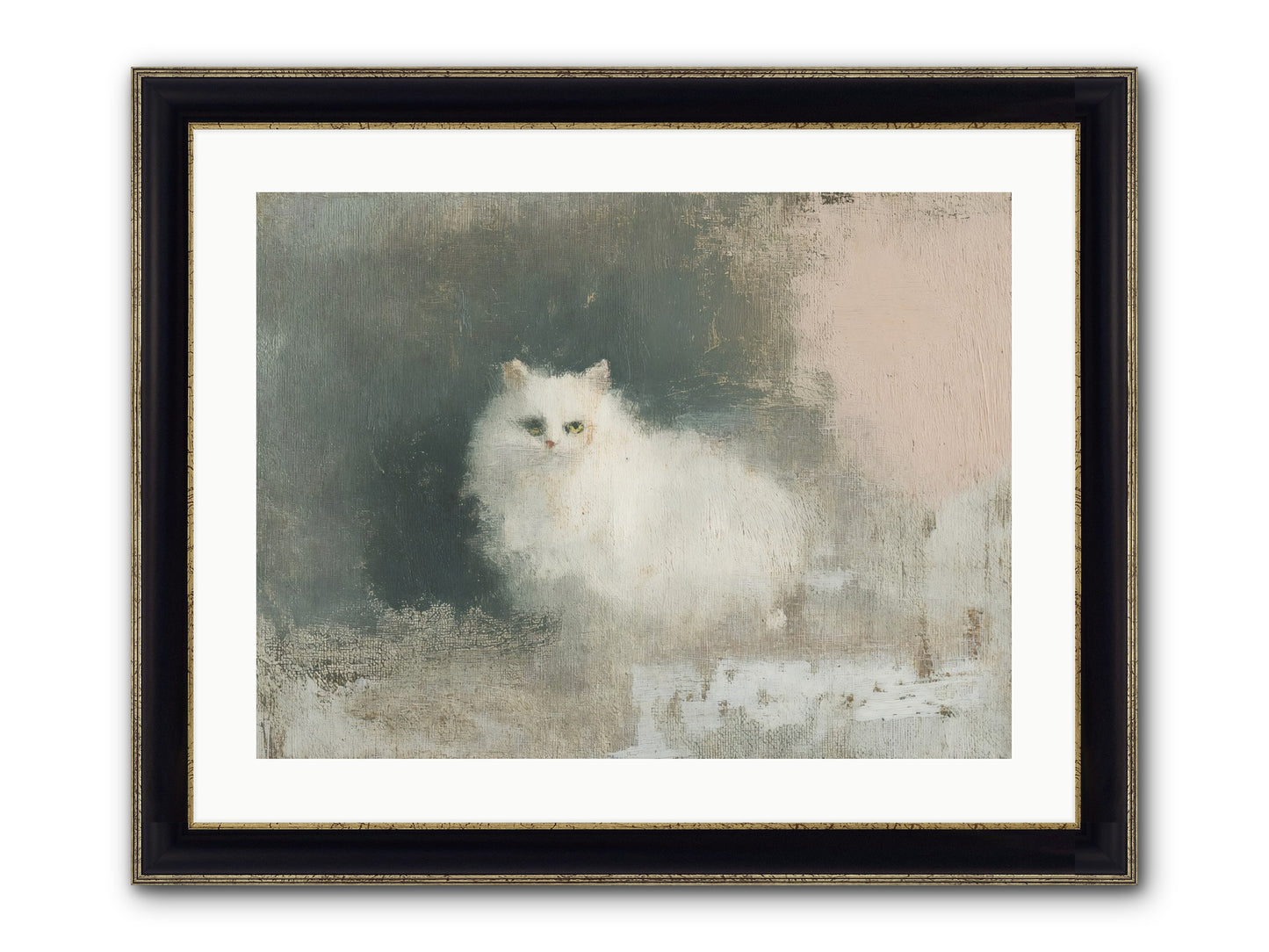 In Due Time Framed Print - Black & Gold 24x18