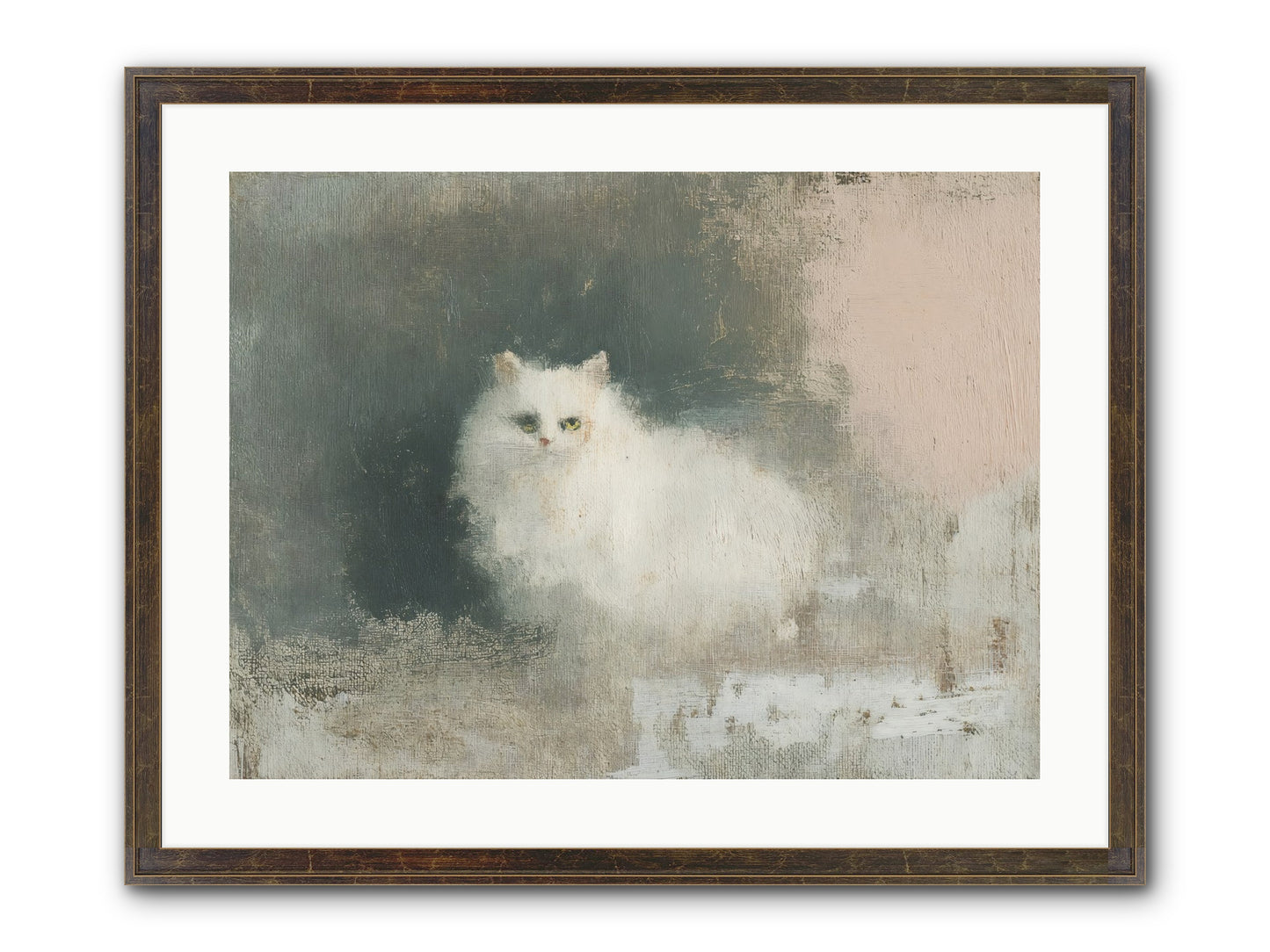 In Due Time Framed Print - Slimwoods Black/Gold 24x18