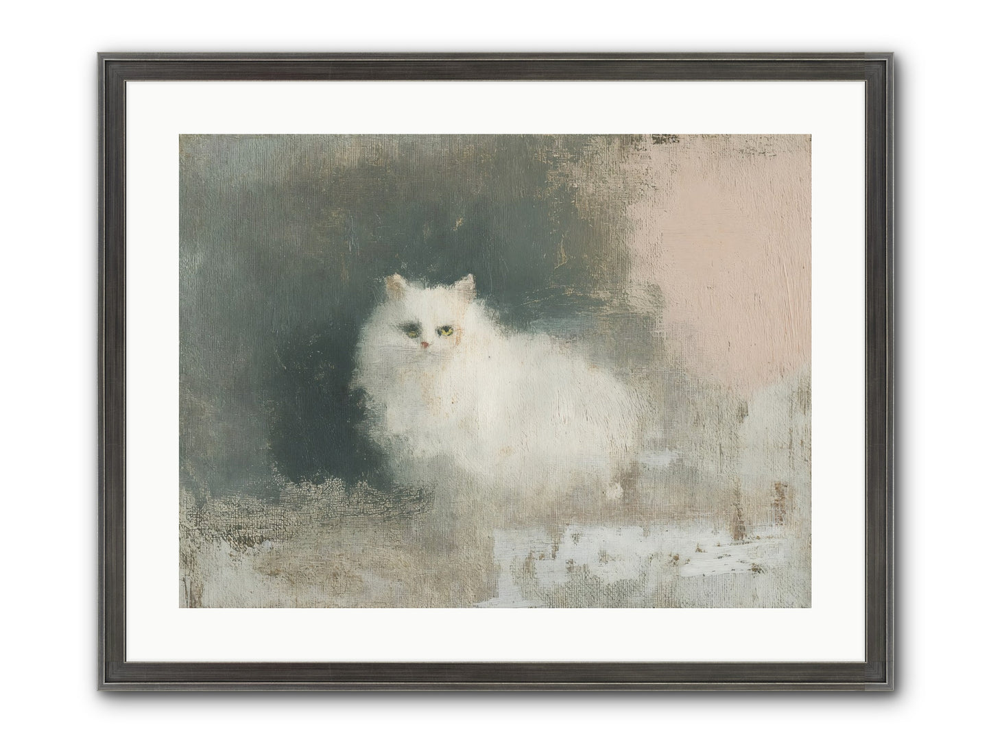 In Due Time Framed Print - Slimwoods Black/Silver 24x18