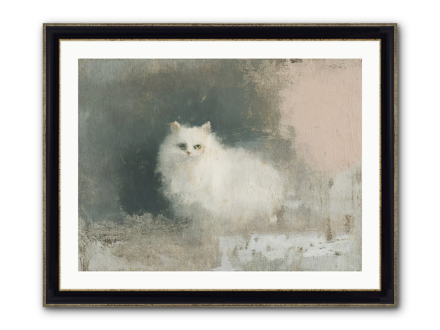 In Due Time Framed Print - Black & Gold 32x24