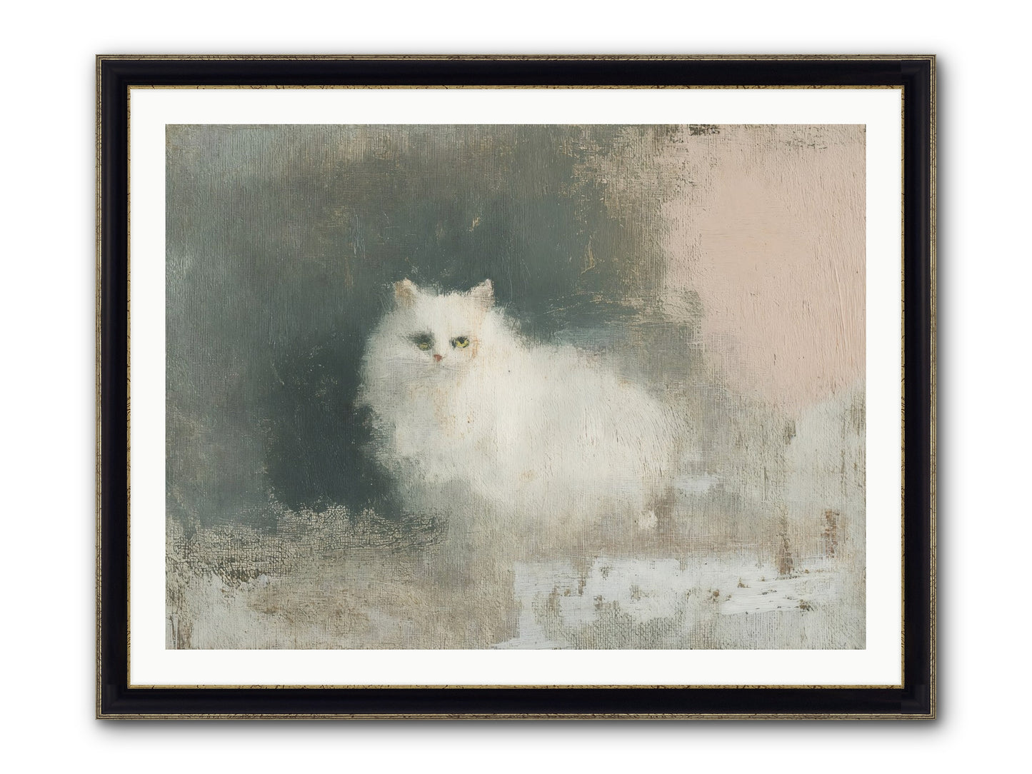 In Due Time Framed Print - Black & Gold 40x30