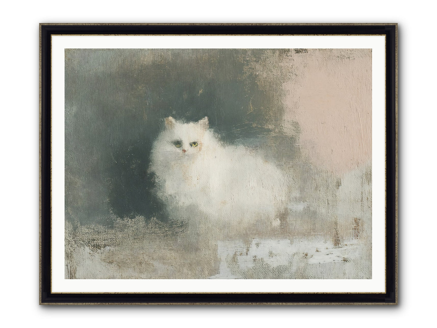 In Due Time Framed Print - Black & Gold 48x36