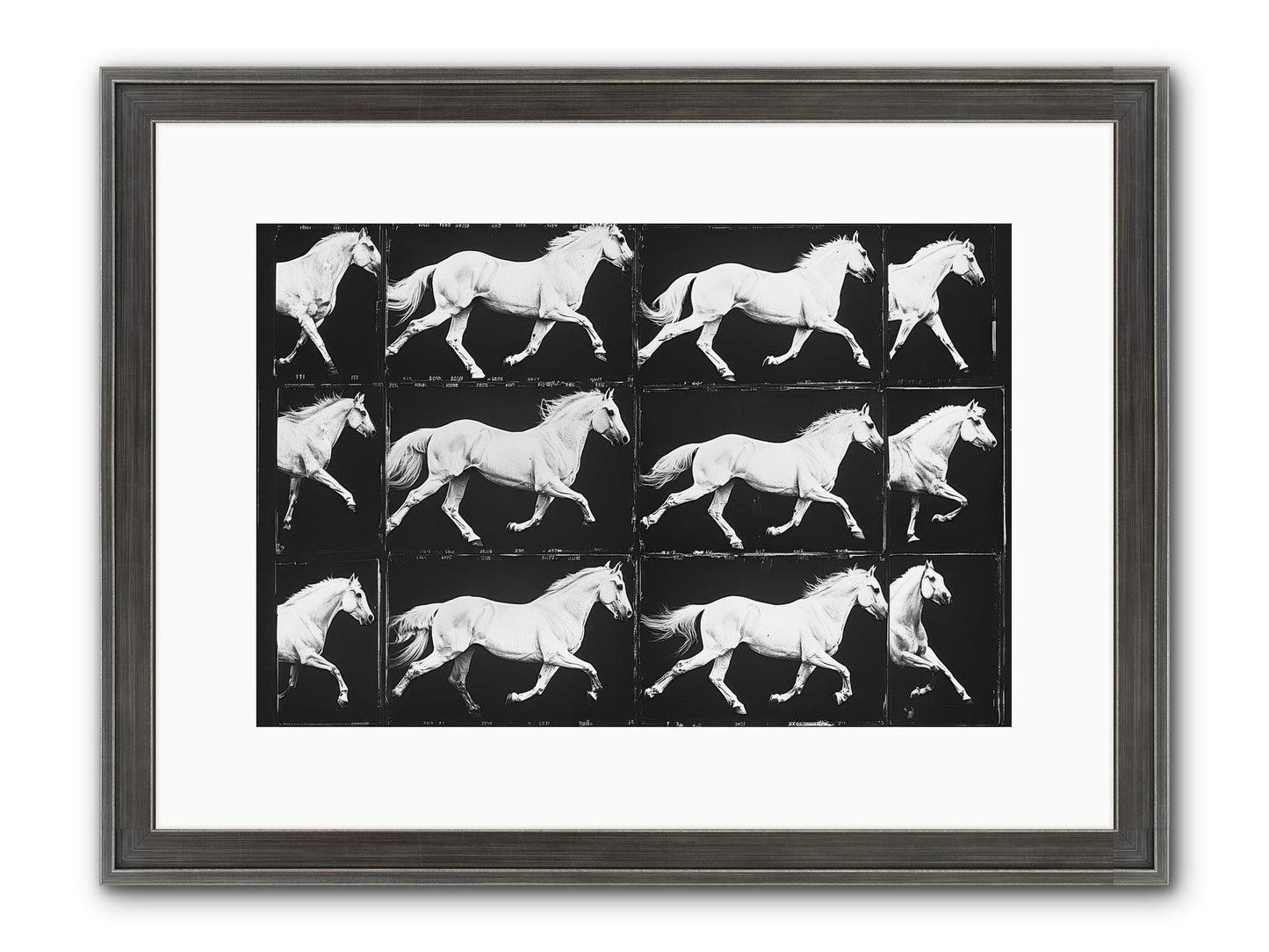In Motion Framed Print - Slimwoods Black/Silver 15x10