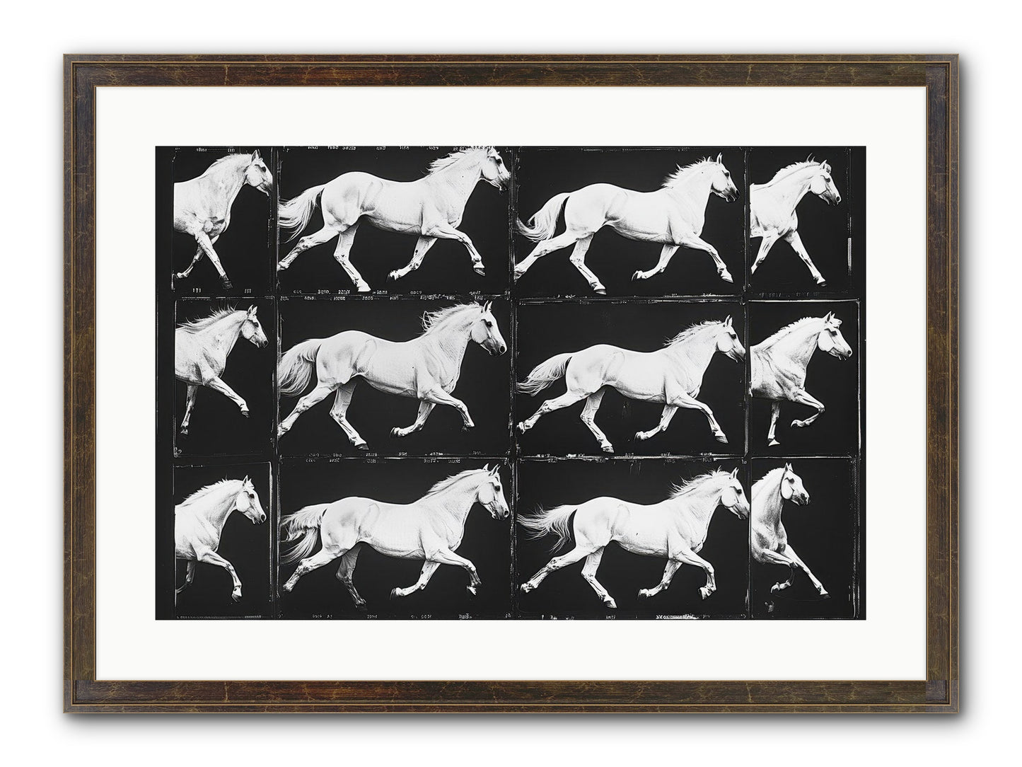 In Motion Framed Print - Slimwoods Black/Gold 24x16
