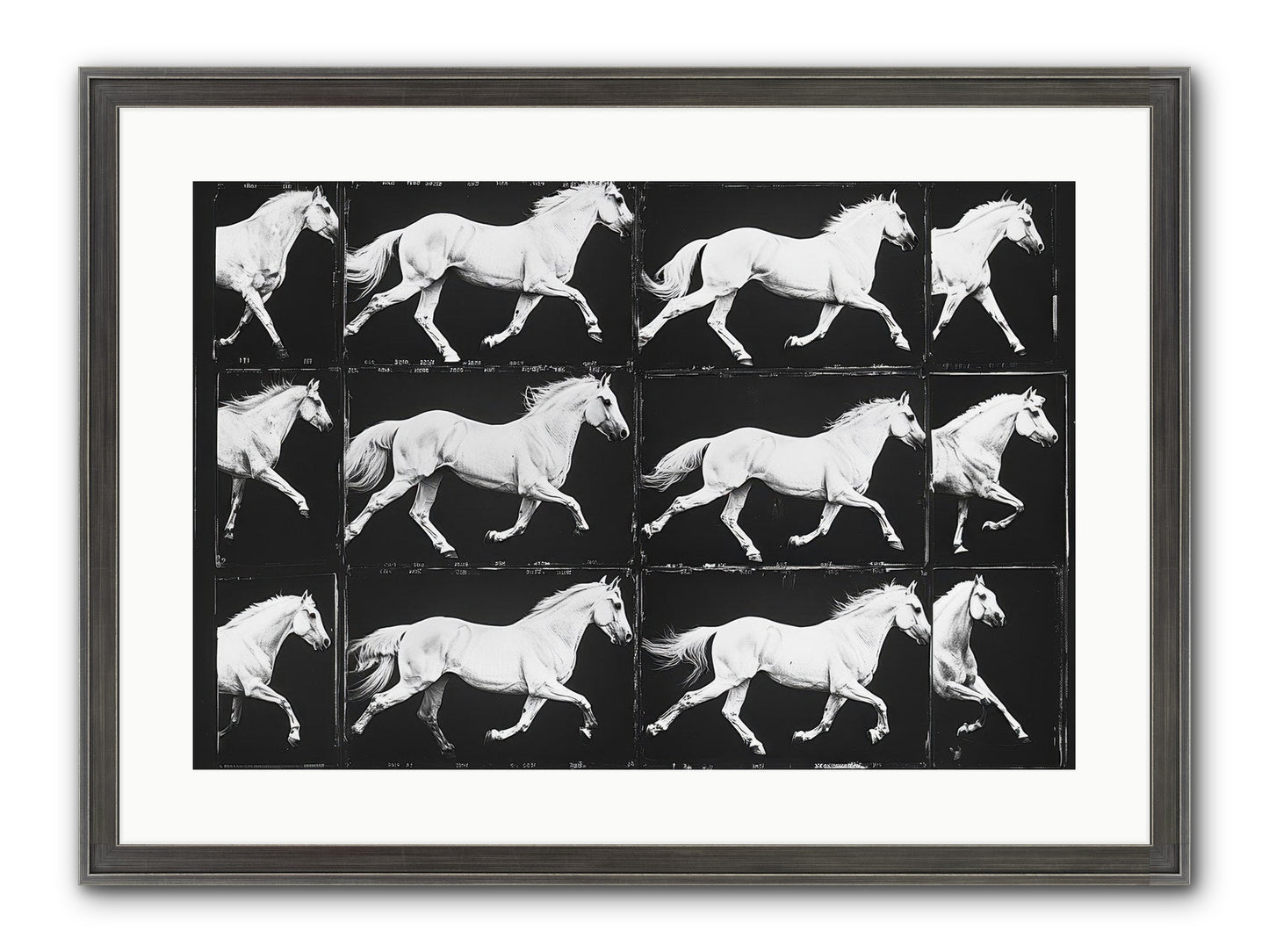 In Motion Framed Print - Slimwoods Black/Silver 24x16