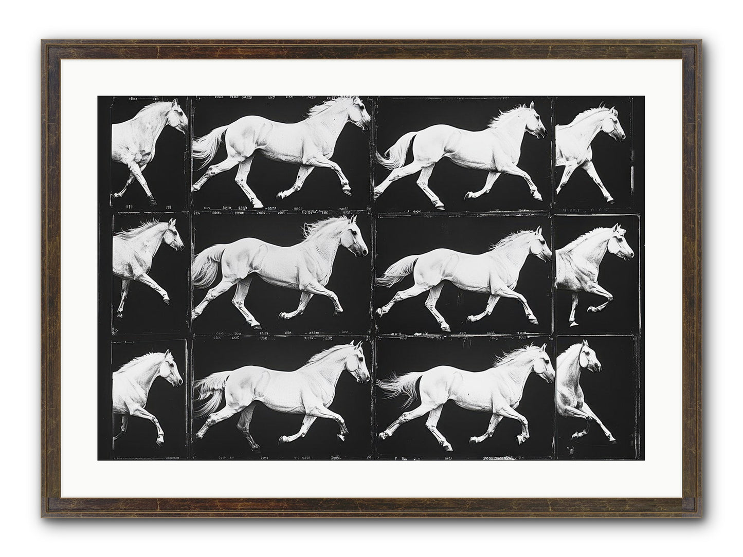 In Motion Framed Print - Slimwoods Black/Gold 30x20