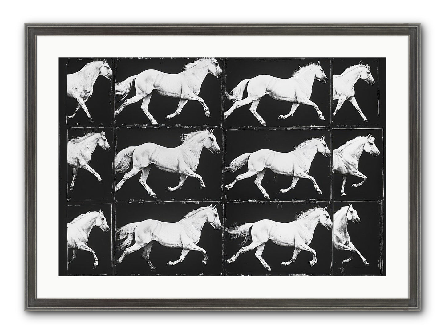 In Motion Framed Print - Slimwoods Black/Silver 30x20