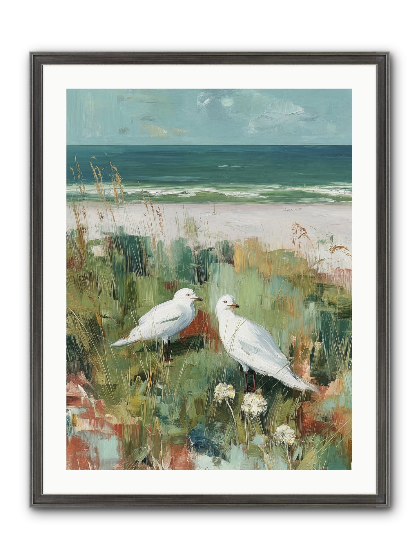 In Nature's Veil Framed Print - Slimwoods Black/Silver 24x32