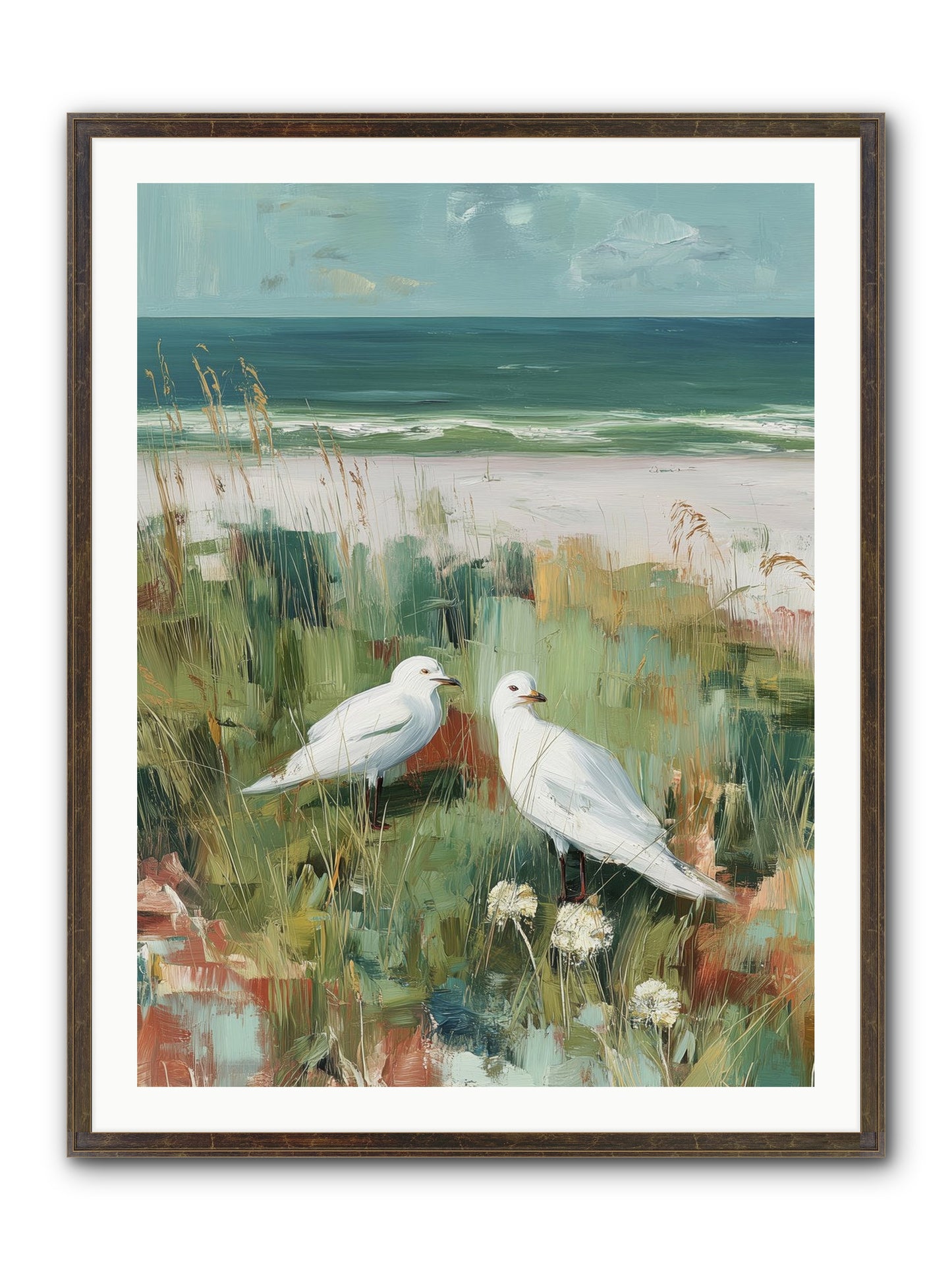 In Nature's Veil Framed Print - Slimwoods Black/Gold 30x40