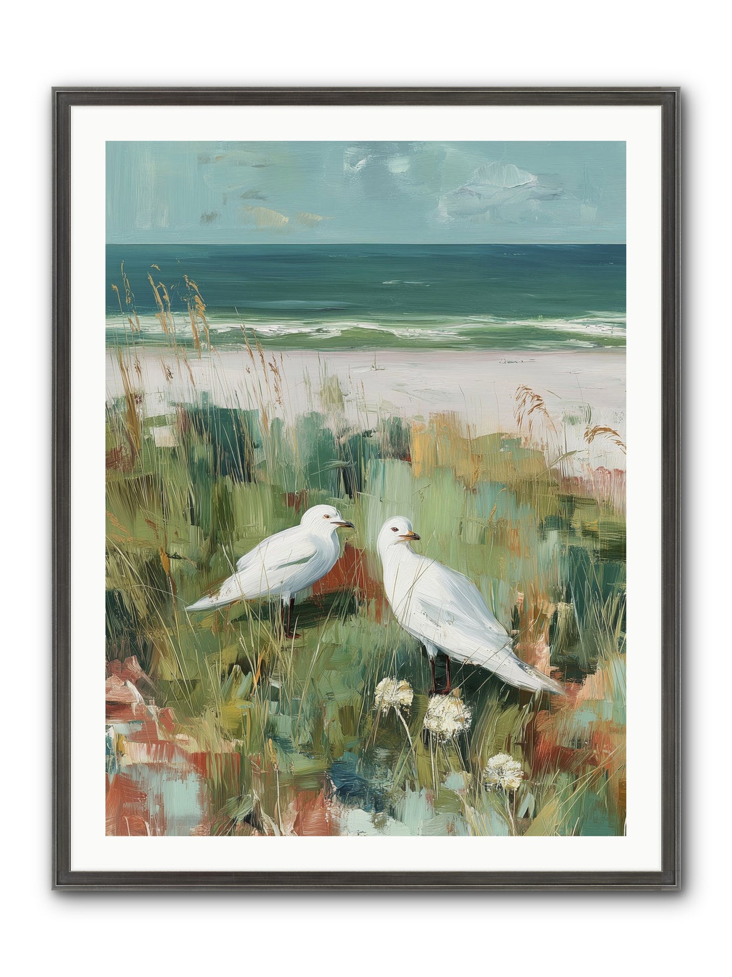 In Nature's Veil Framed Print - Slimwoods Black/Silver 30x40