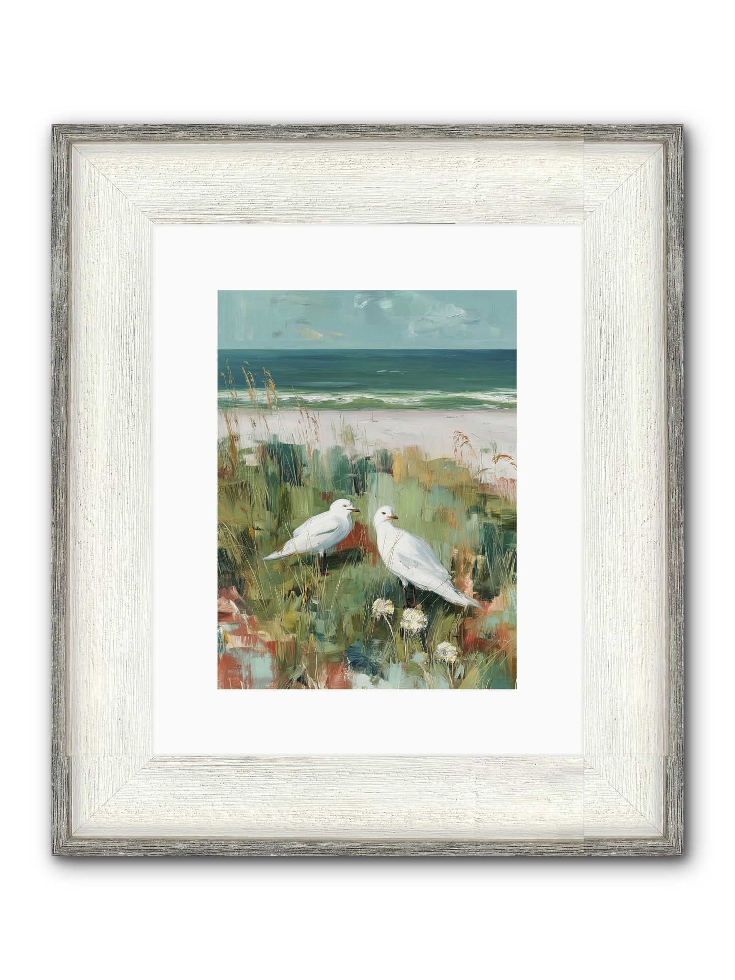 In Nature's Veil Framed Print - Driftwood White 9x12