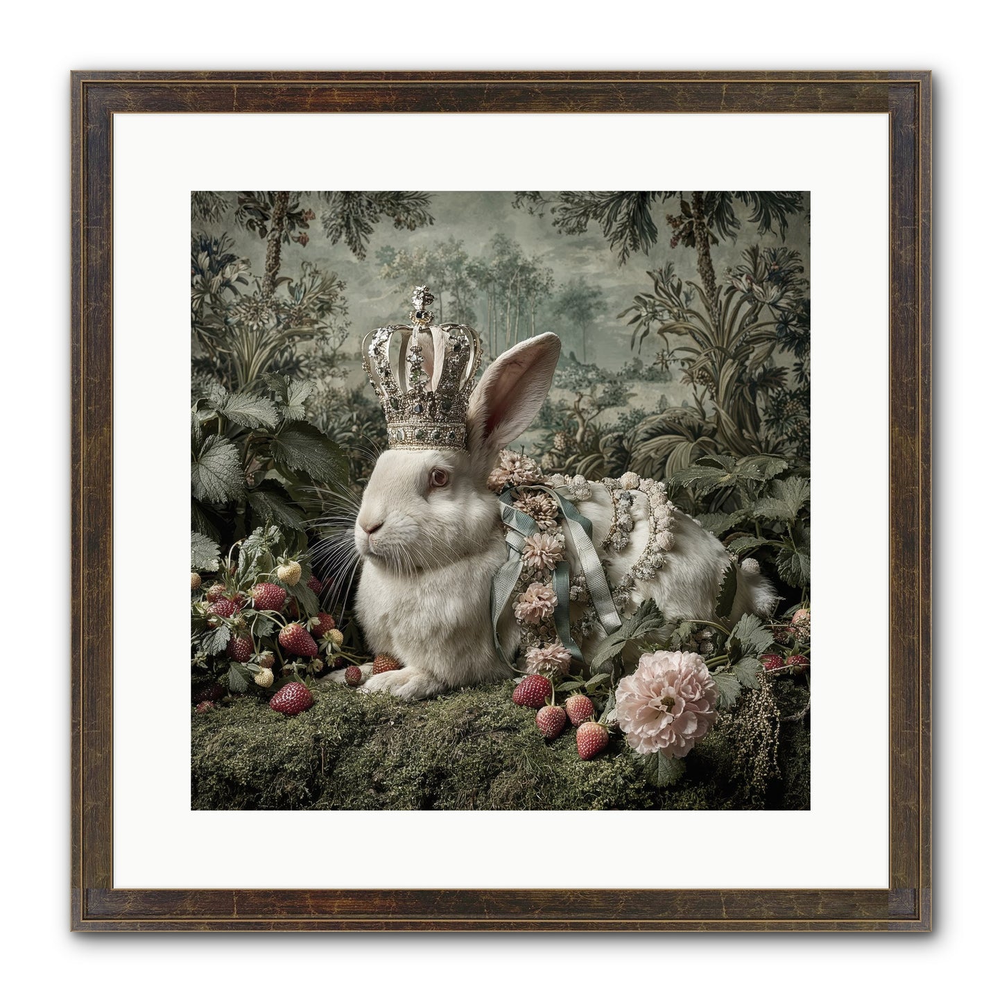 In Rooms of Golden Joy Framed Print - Slimwoods Black/Gold 16x16