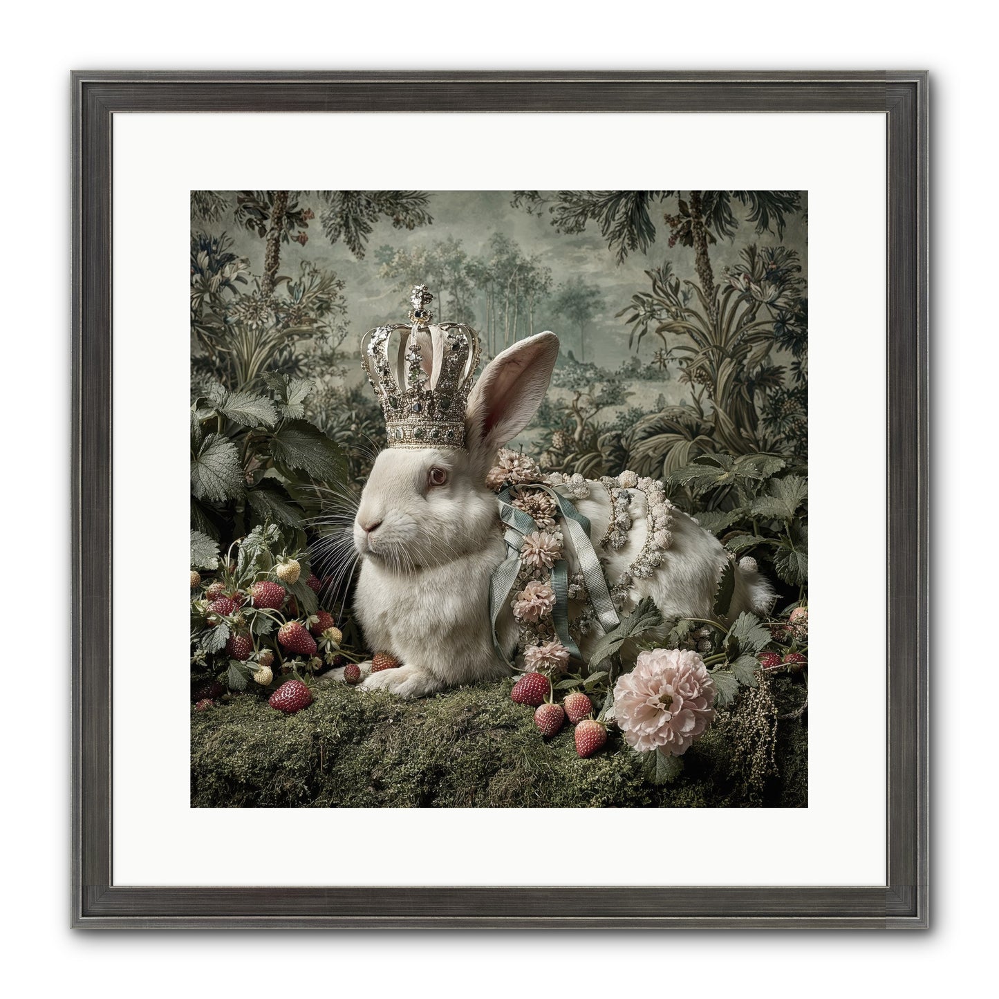 In Rooms of Golden Joy Framed Print - Slimwoods Black/Silver 16x16