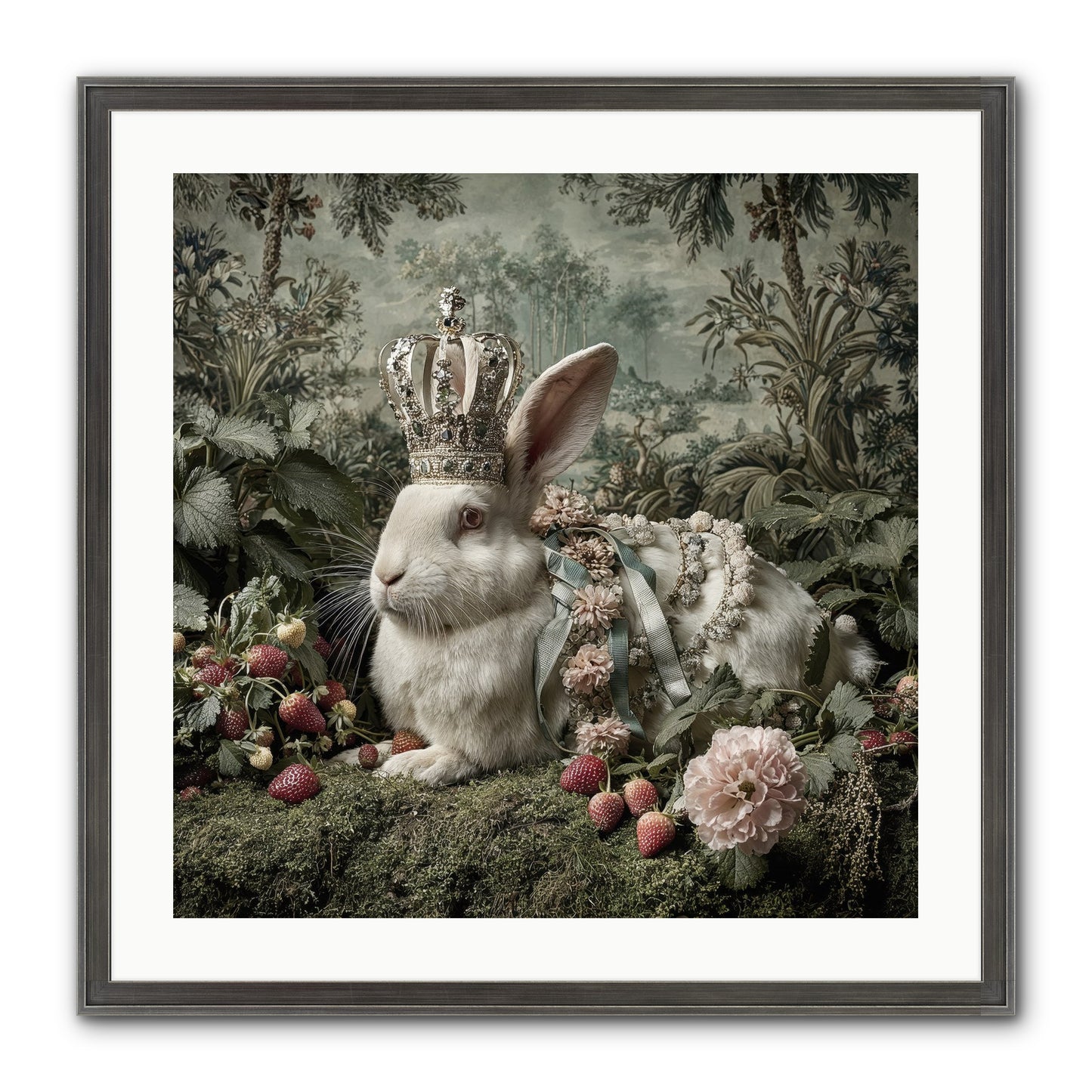 In Rooms of Golden Joy Framed Print - Slimwoods Black/Silver 24x24