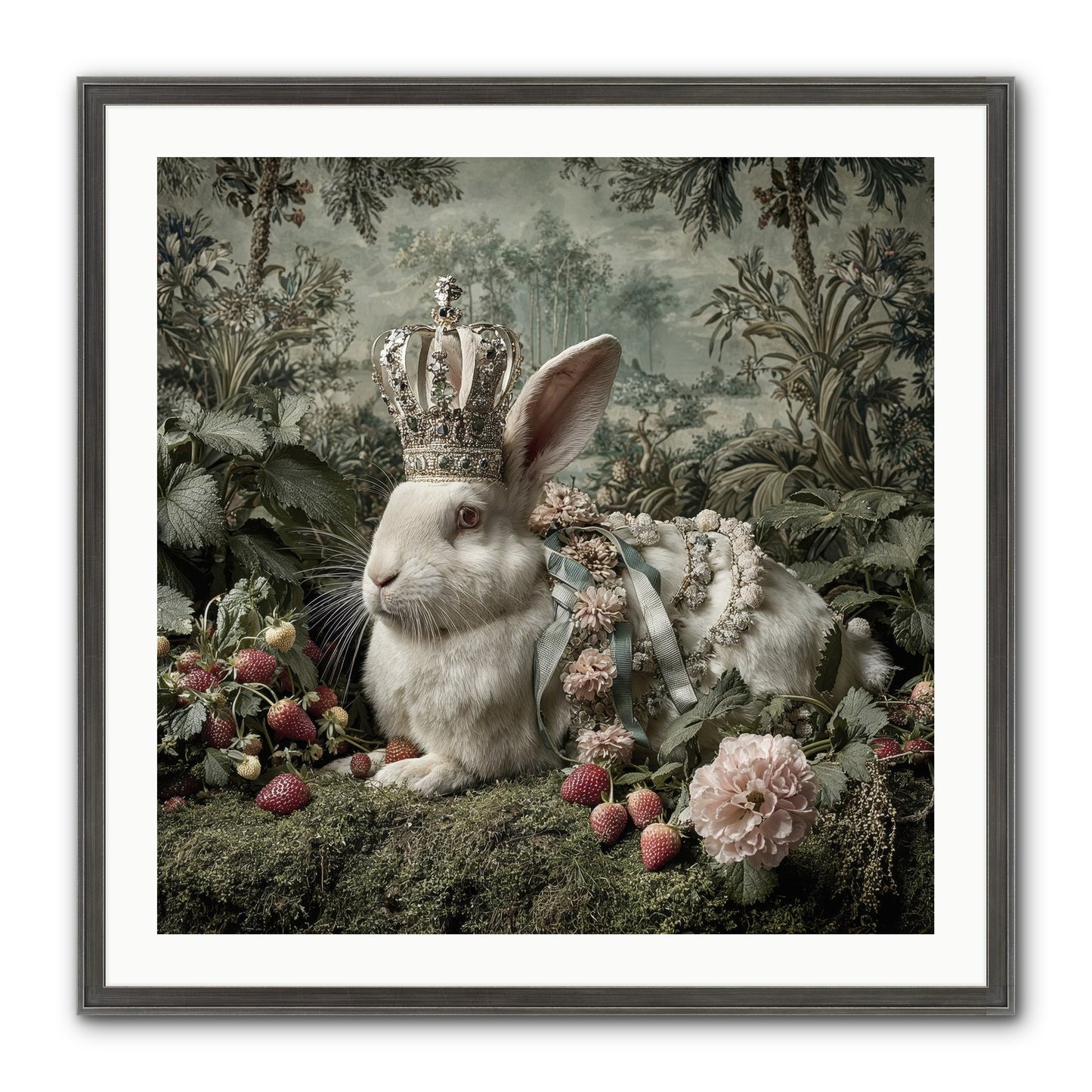 In Rooms of Golden Joy Framed Print - Slimwoods Black/Silver 30x30