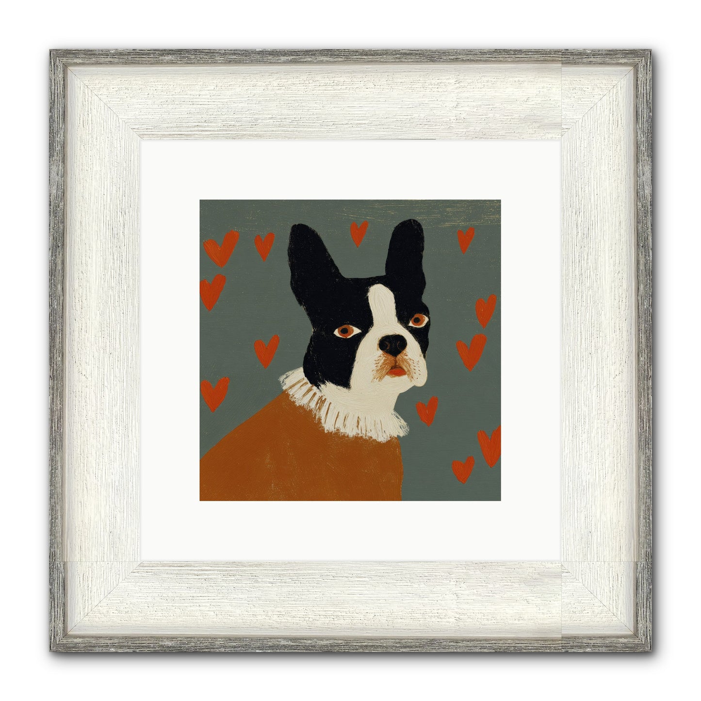 In The Company Of Kindred Spirits Framed Print - Driftwood White 10x10