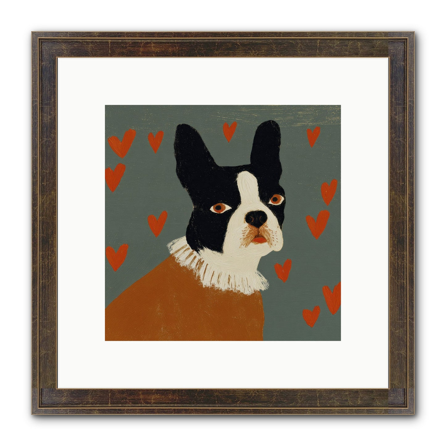 In The Company Of Kindred Spirits Framed Print - Slimwoods Black/Gold 10x10