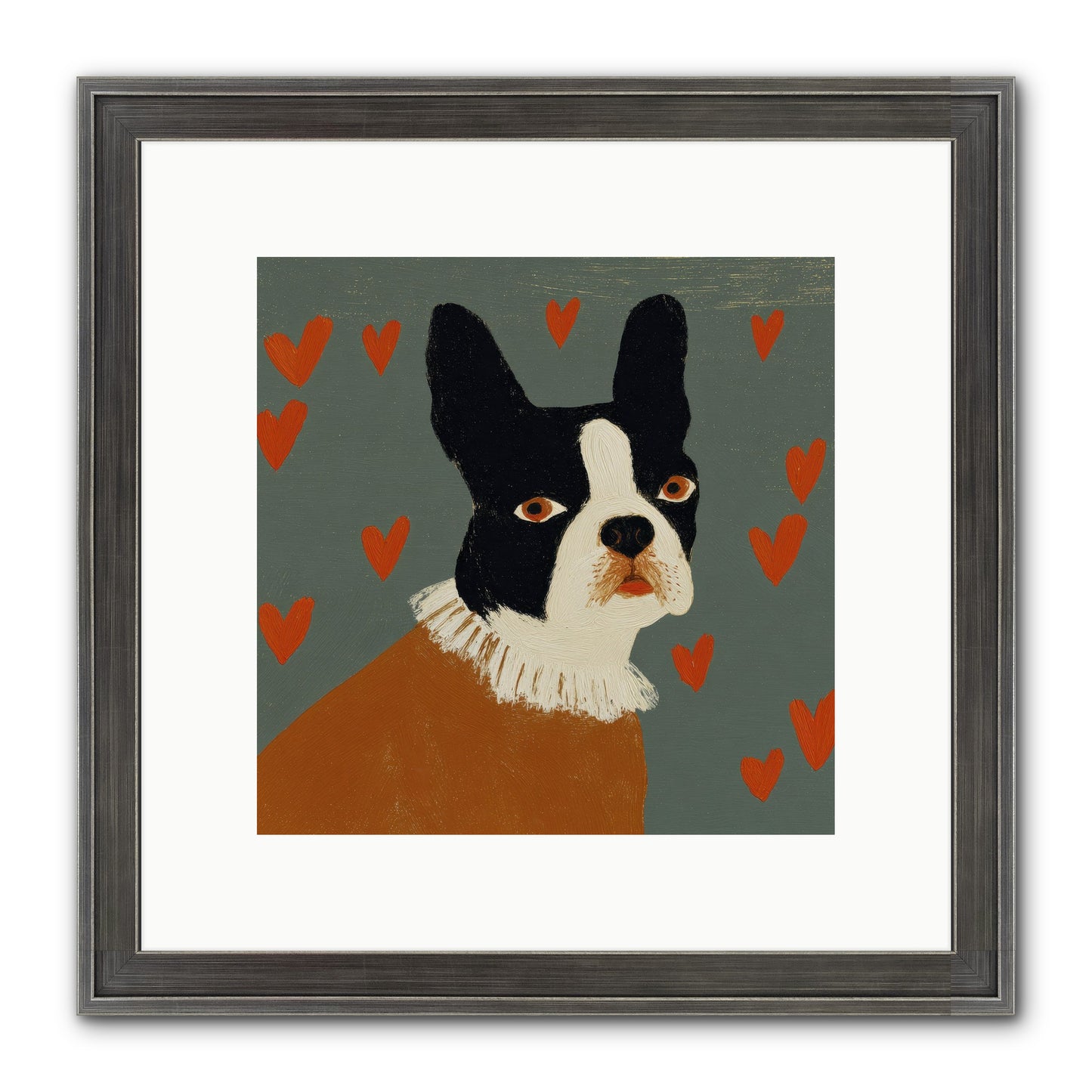 In The Company Of Kindred Spirits Framed Print - Slimwoods Black/Silver 10x10