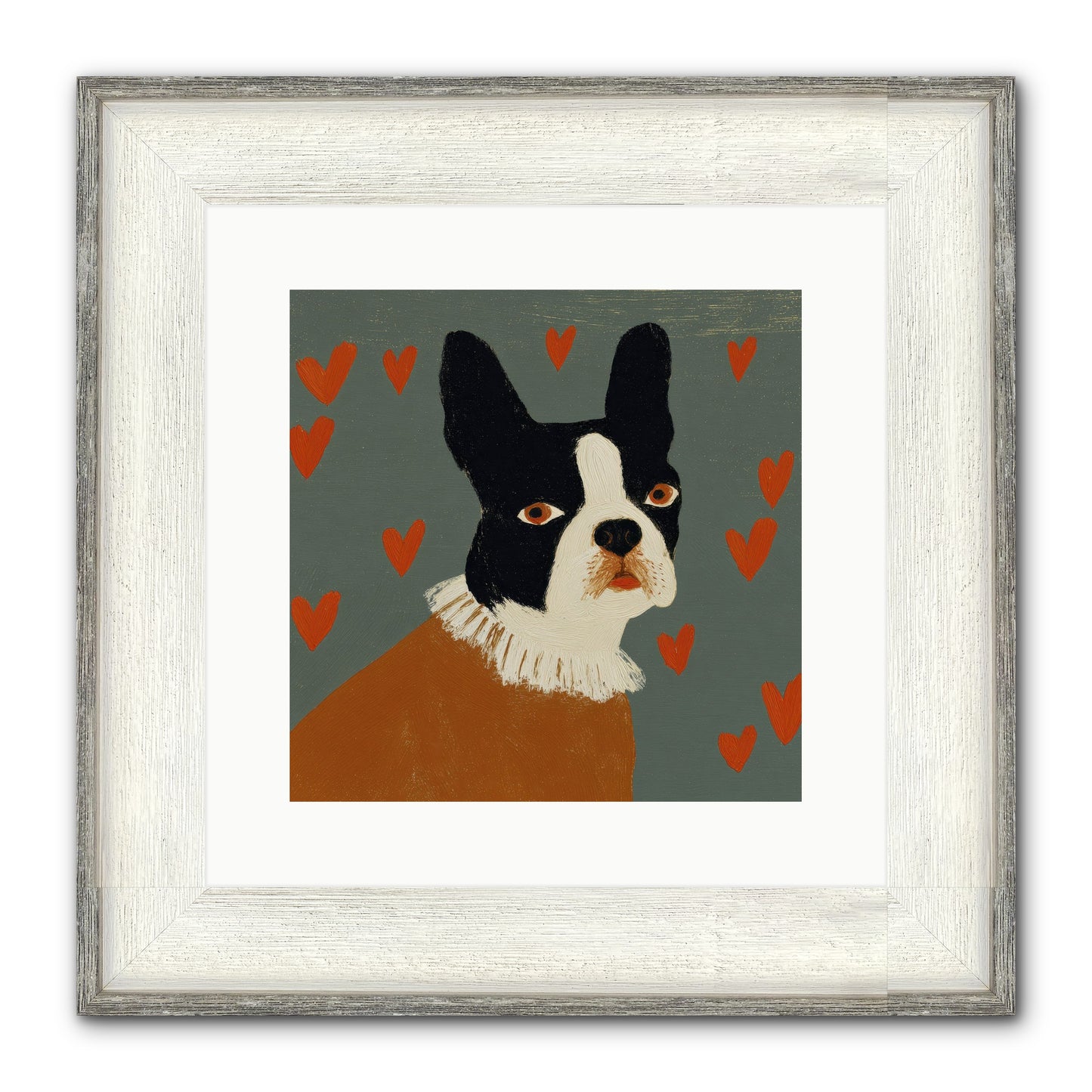 In The Company Of Kindred Spirits Framed Print - Driftwood White 12x12