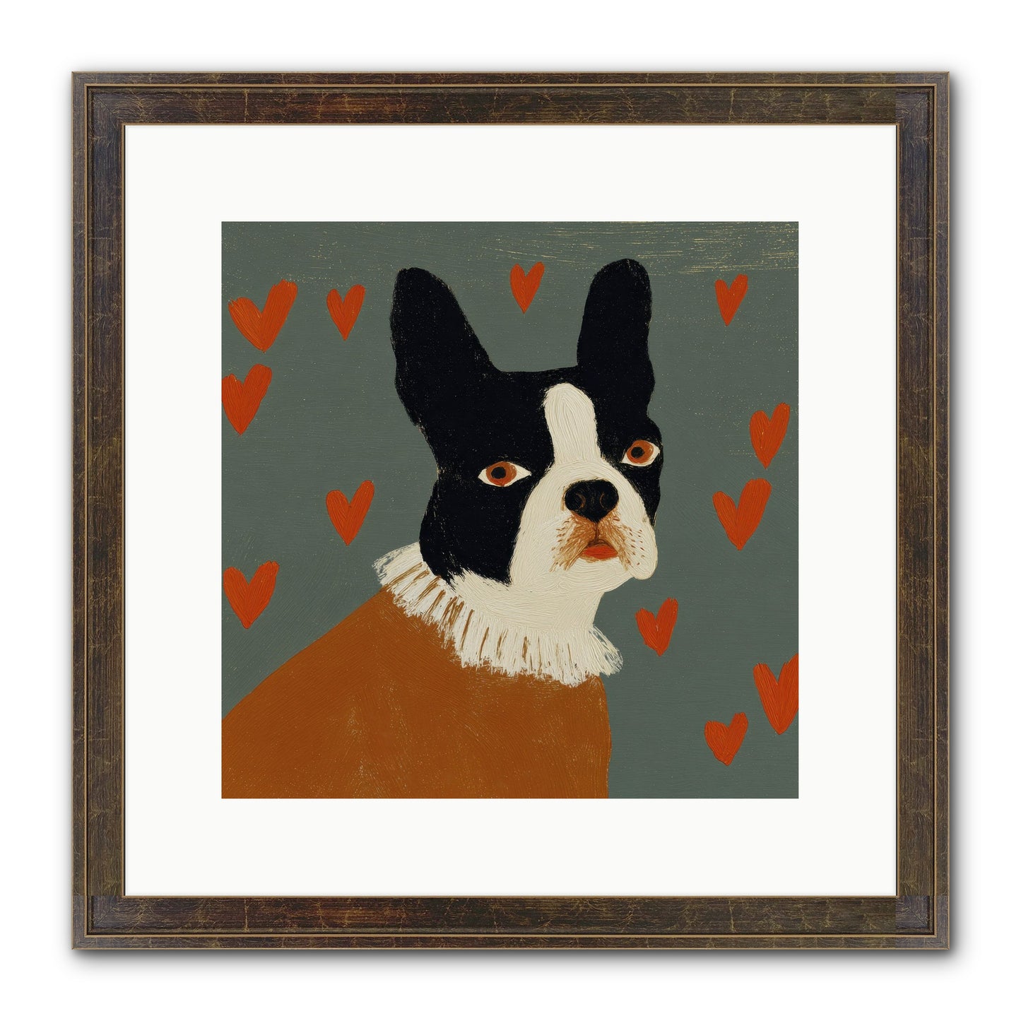In The Company Of Kindred Spirits Framed Print - Slimwoods Black/Gold 12x12
