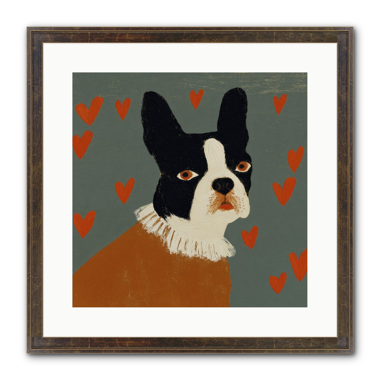 In The Company Of Kindred Spirits Framed Print - Slimwoods Black/Gold 16x16