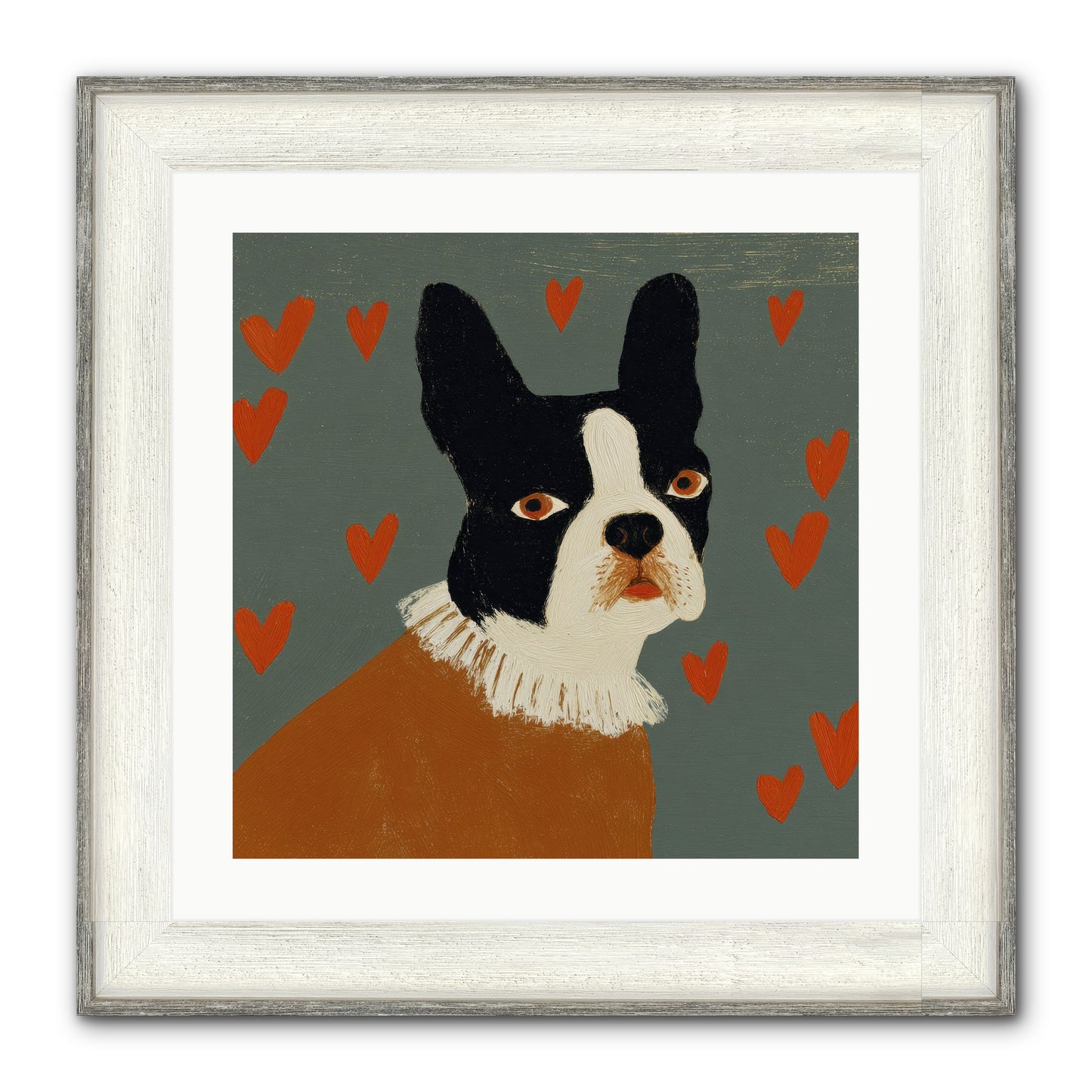 In The Company Of Kindred Spirits Framed Print - Driftwood White 20x20