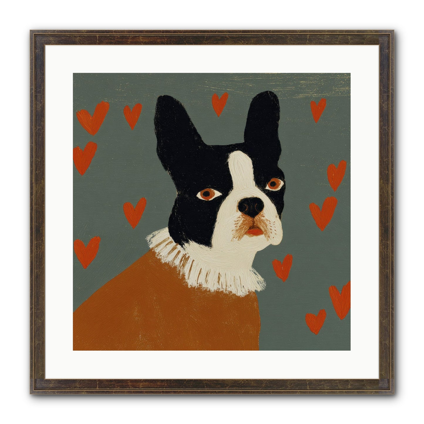 In The Company Of Kindred Spirits Framed Print - Slimwoods Black/Gold 20x20