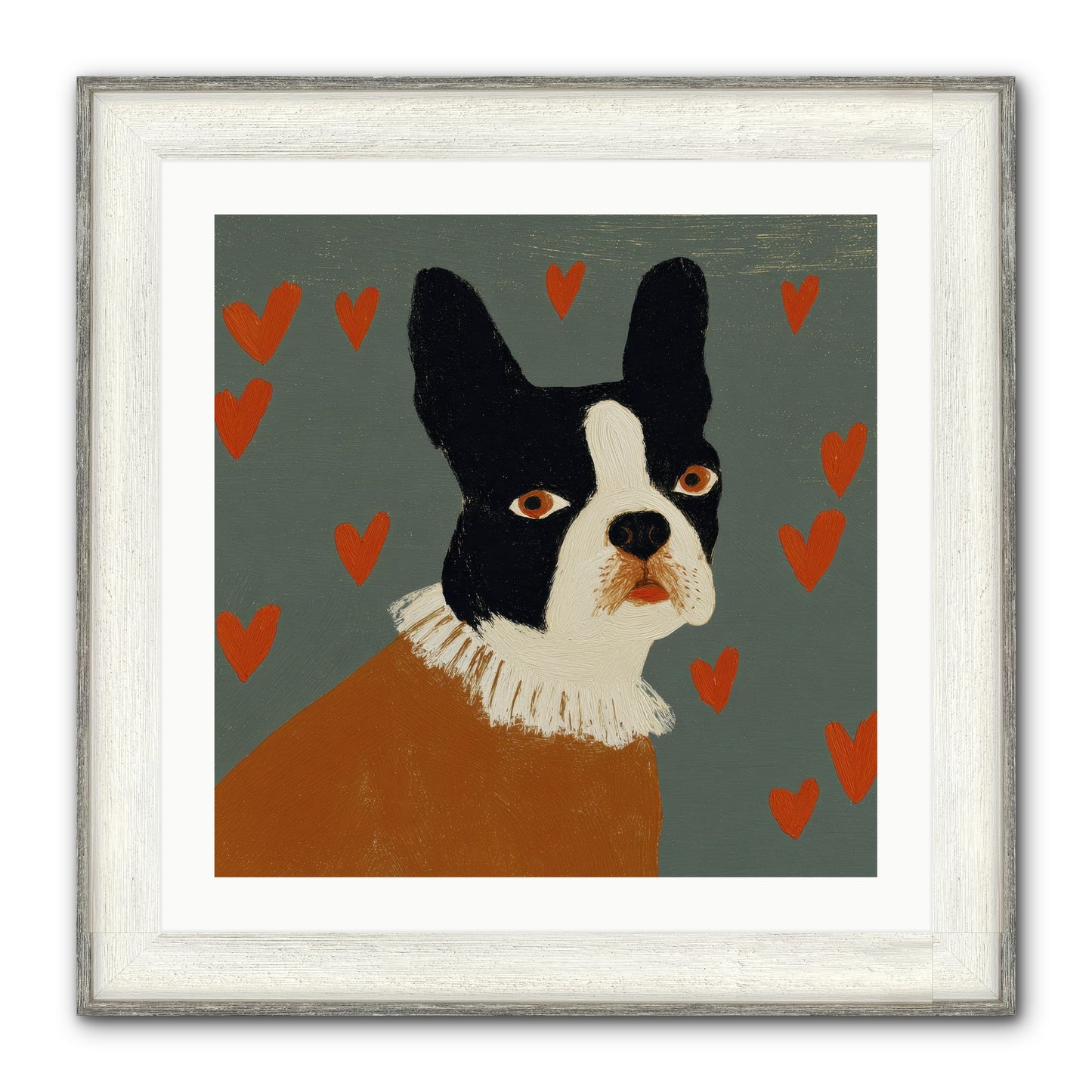 In The Company Of Kindred Spirits Framed Print - Driftwood White 24x24