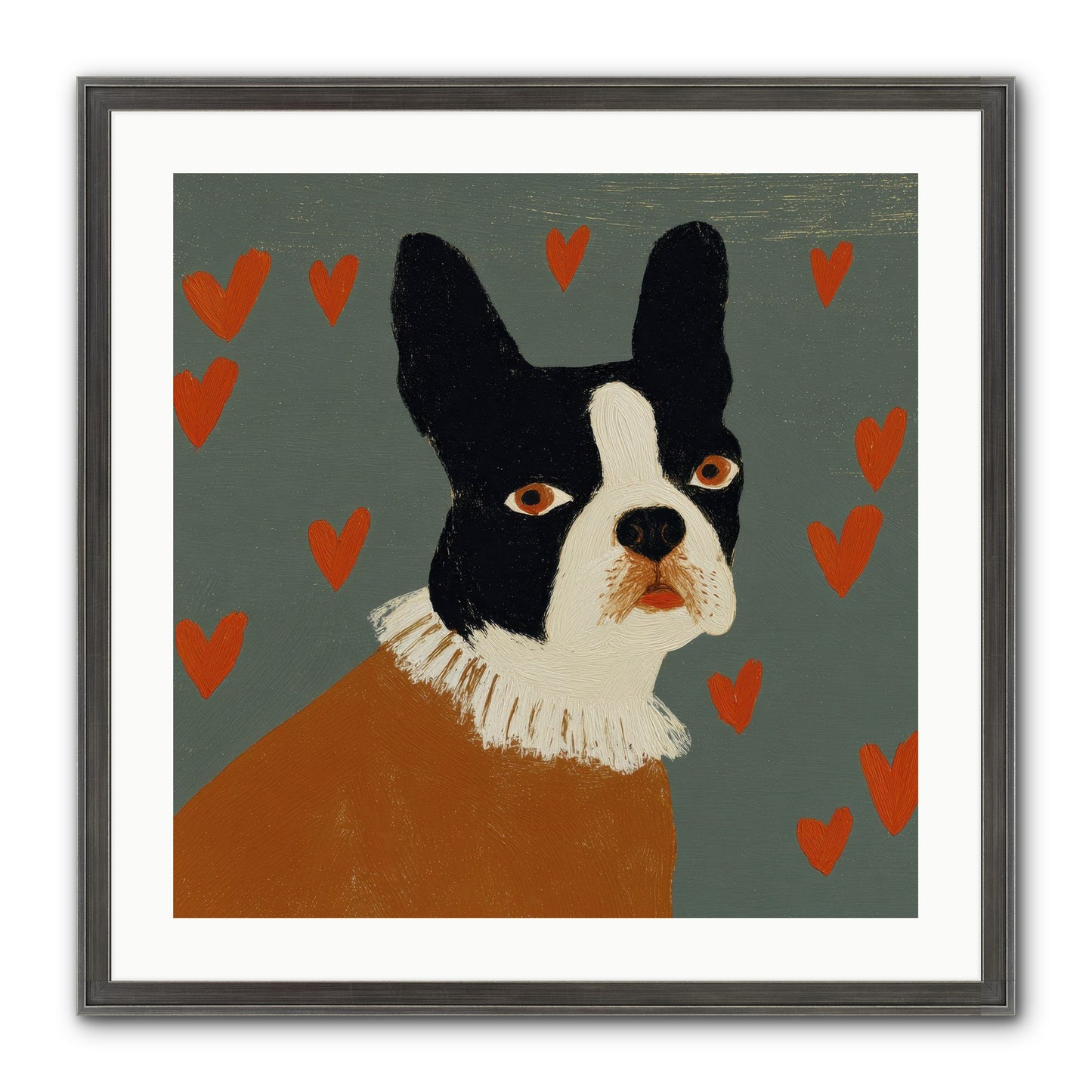 In The Company Of Kindred Spirits Framed Print - Slimwoods Black/Silver 24x24