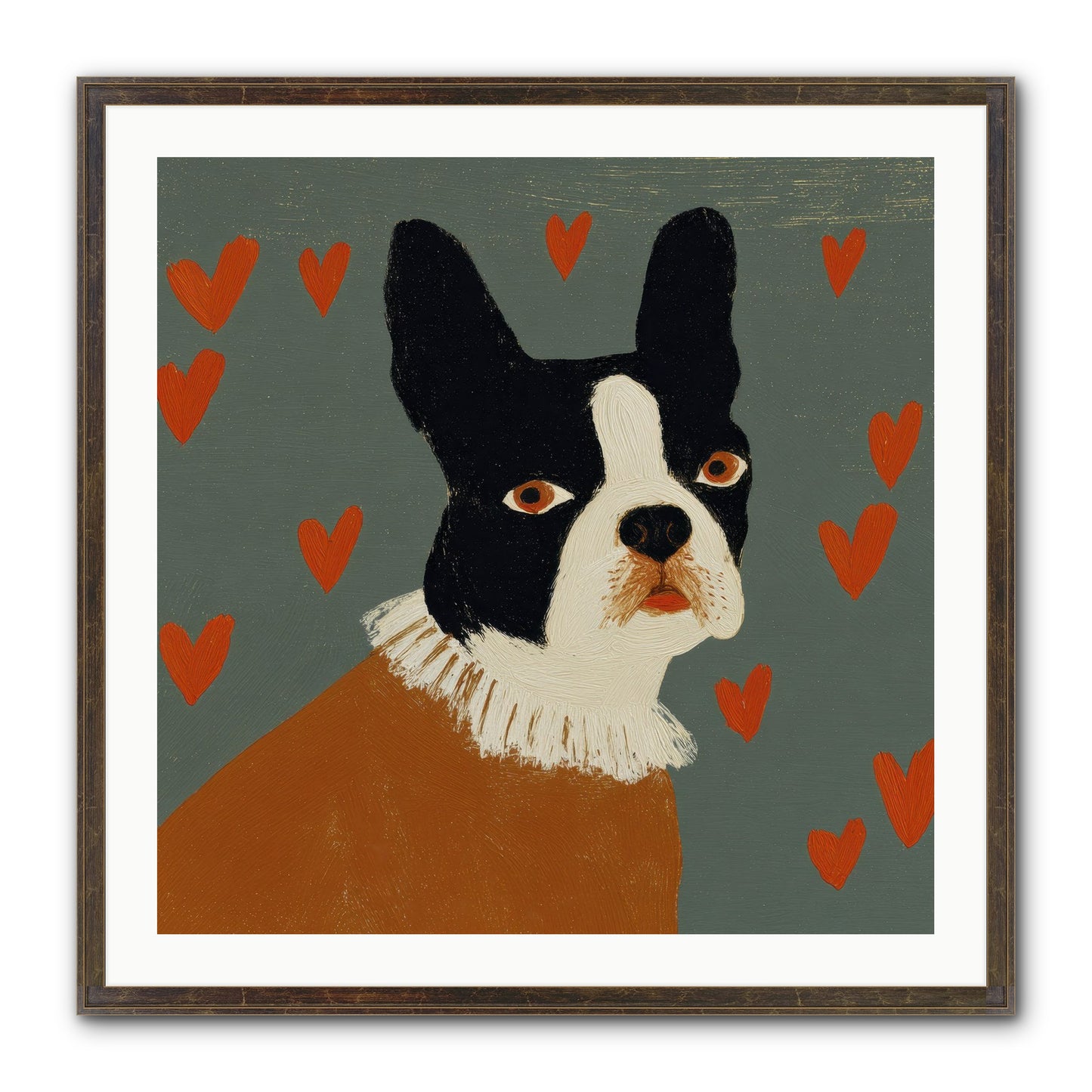 In The Company Of Kindred Spirits Framed Print - Slimwoods Black/Gold 30x30