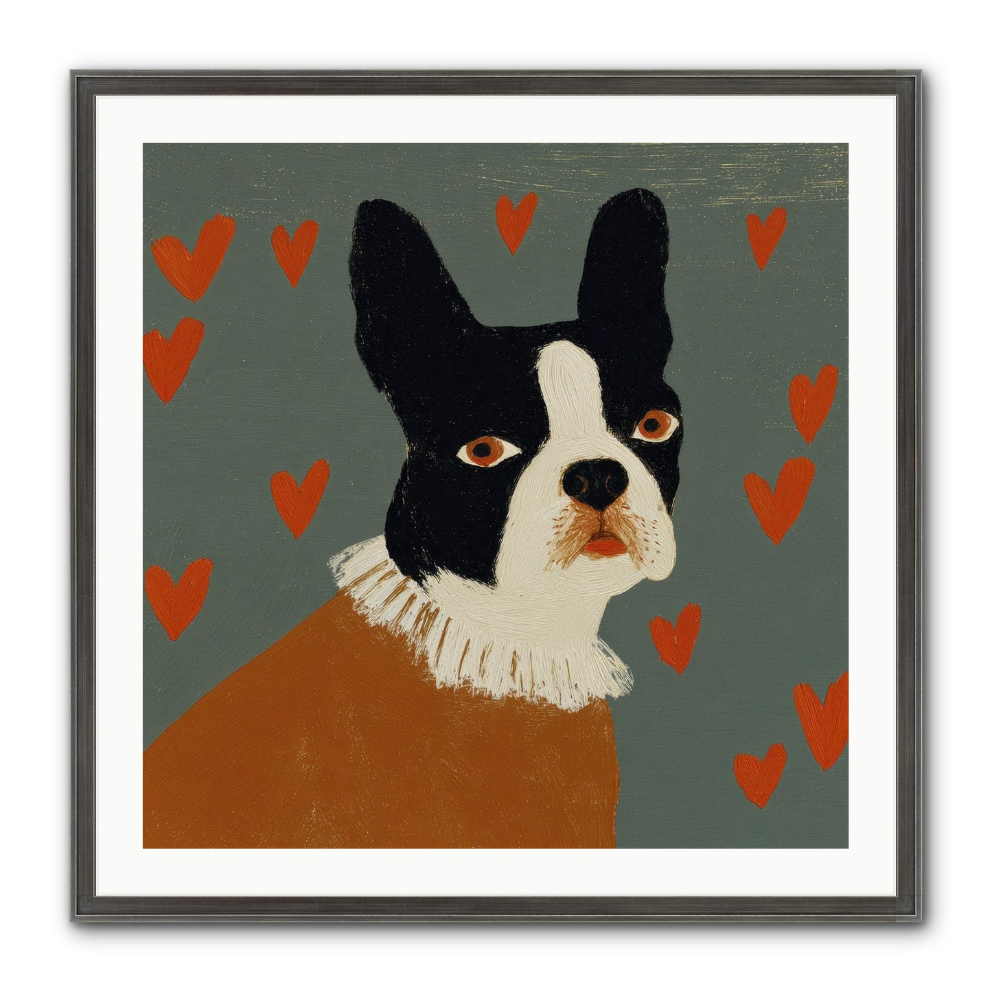 In The Company Of Kindred Spirits Framed Print - Slimwoods Black/Silver 30x30