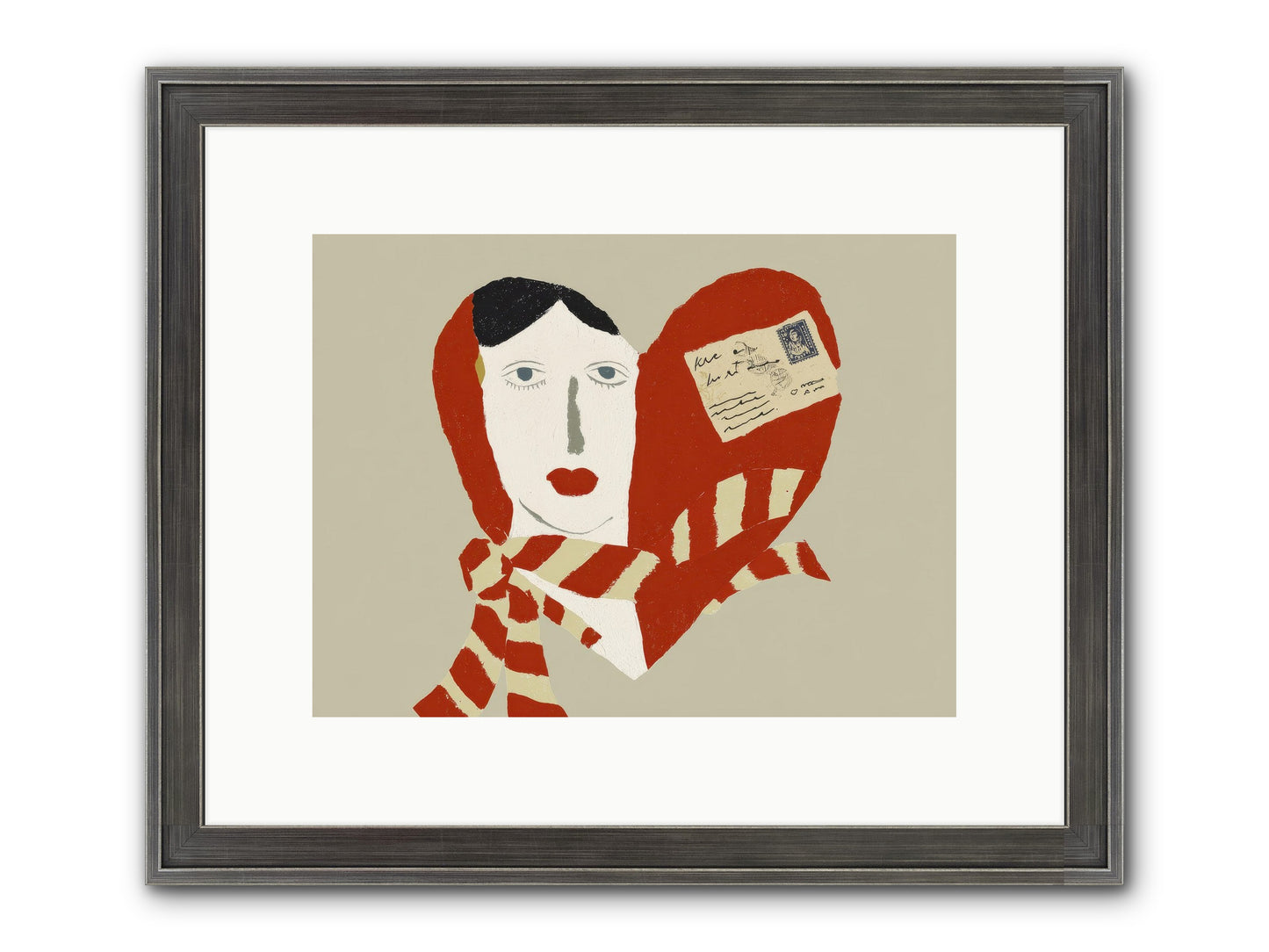 In The Language Of Forever Framed Print - Slimwoods Black/Silver 12x9