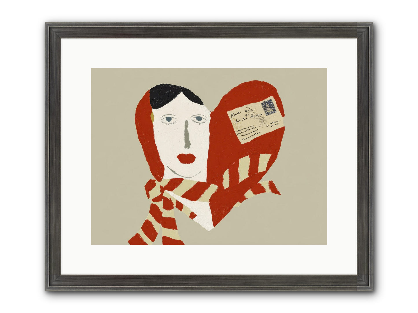 In The Language Of Forever Framed Print - Slimwoods Black/Silver 16x12