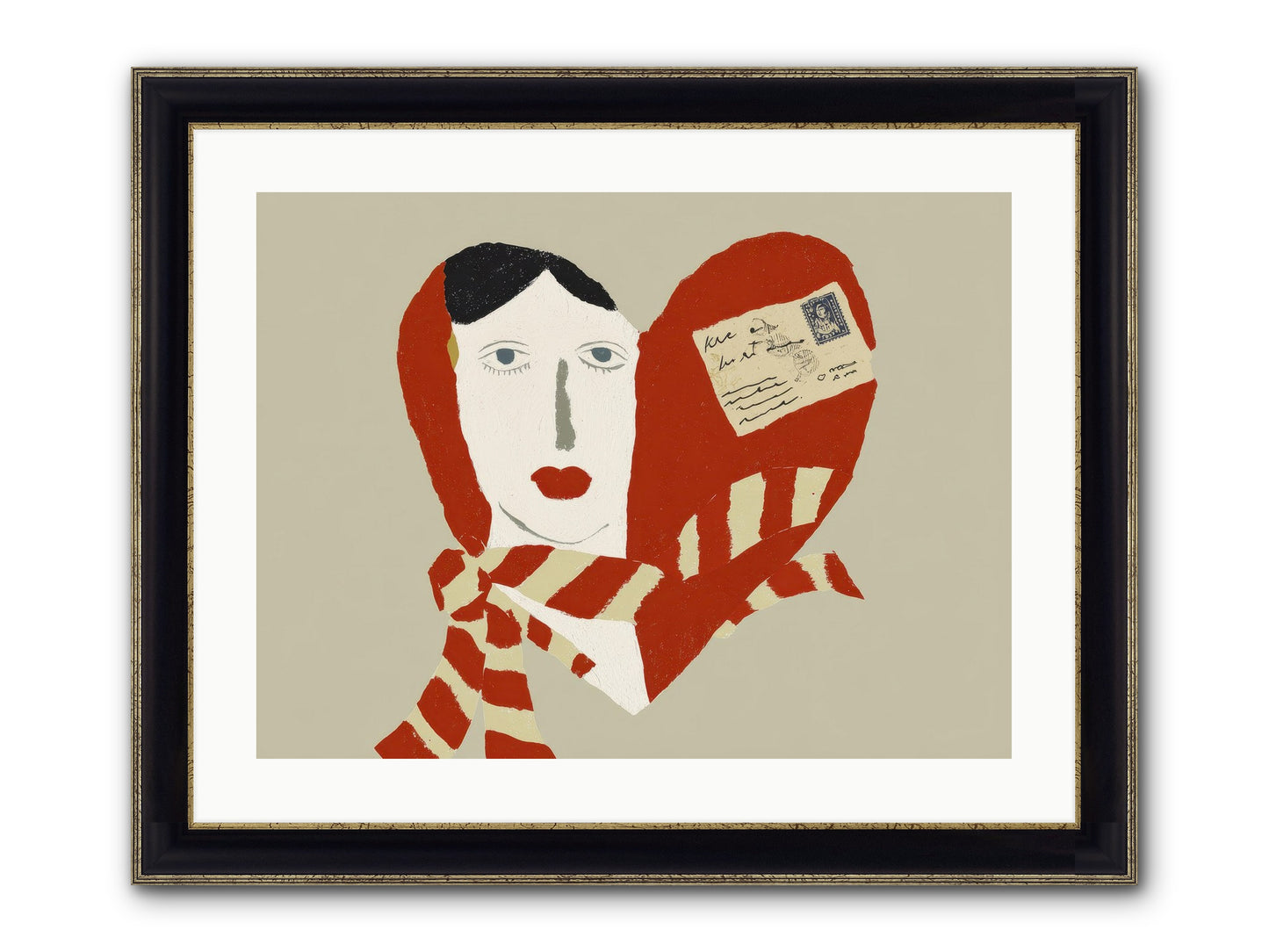 In The Language Of Forever Framed Print - Black & Gold 24x18