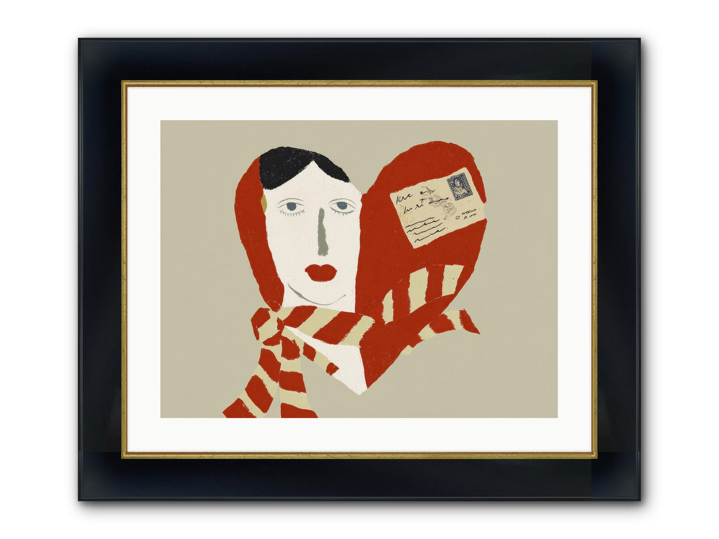 In The Language Of Forever Framed Print - Wide Black w/Gold 24x18