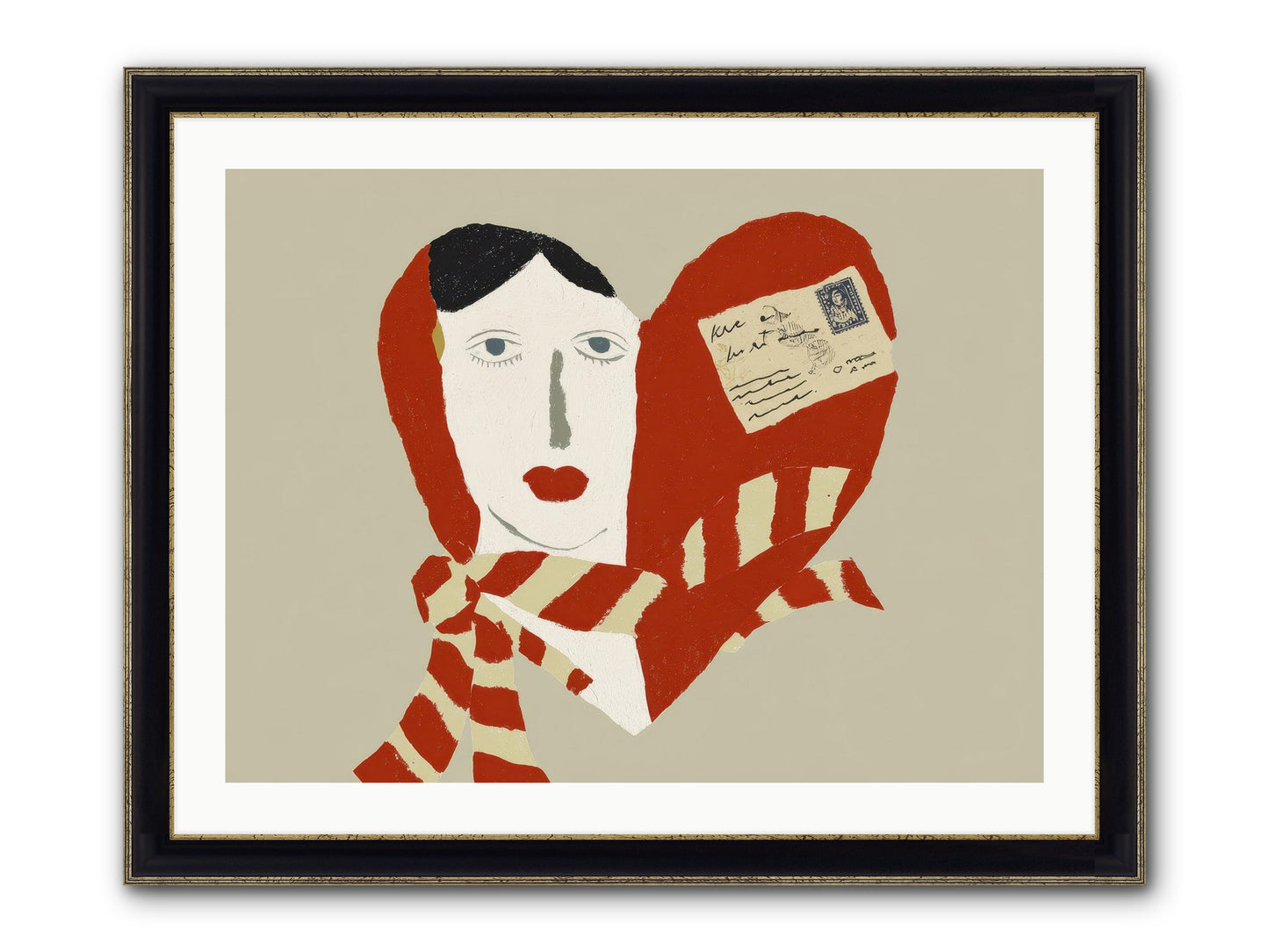 In The Language Of Forever Framed Print - Black & Gold 32x24