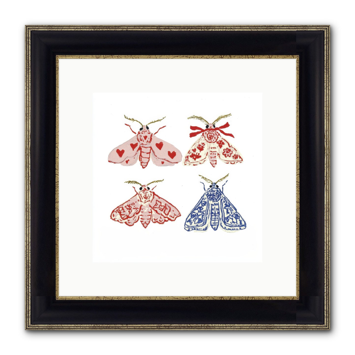 In The Language Only They Knew Framed Print - Black & Gold 10x10