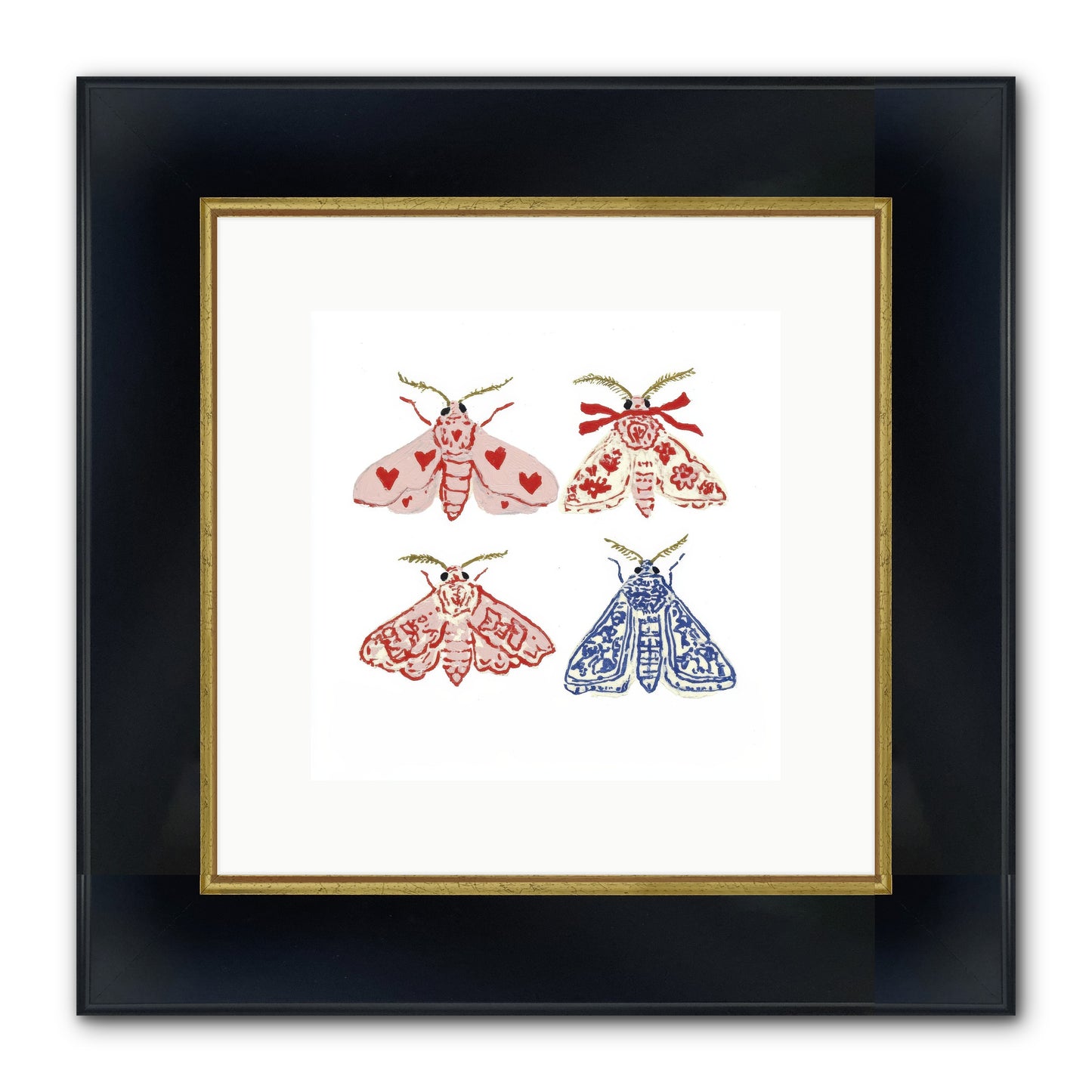 In The Language Only They Knew Framed Print - Wide Black w/Gold 10x10
