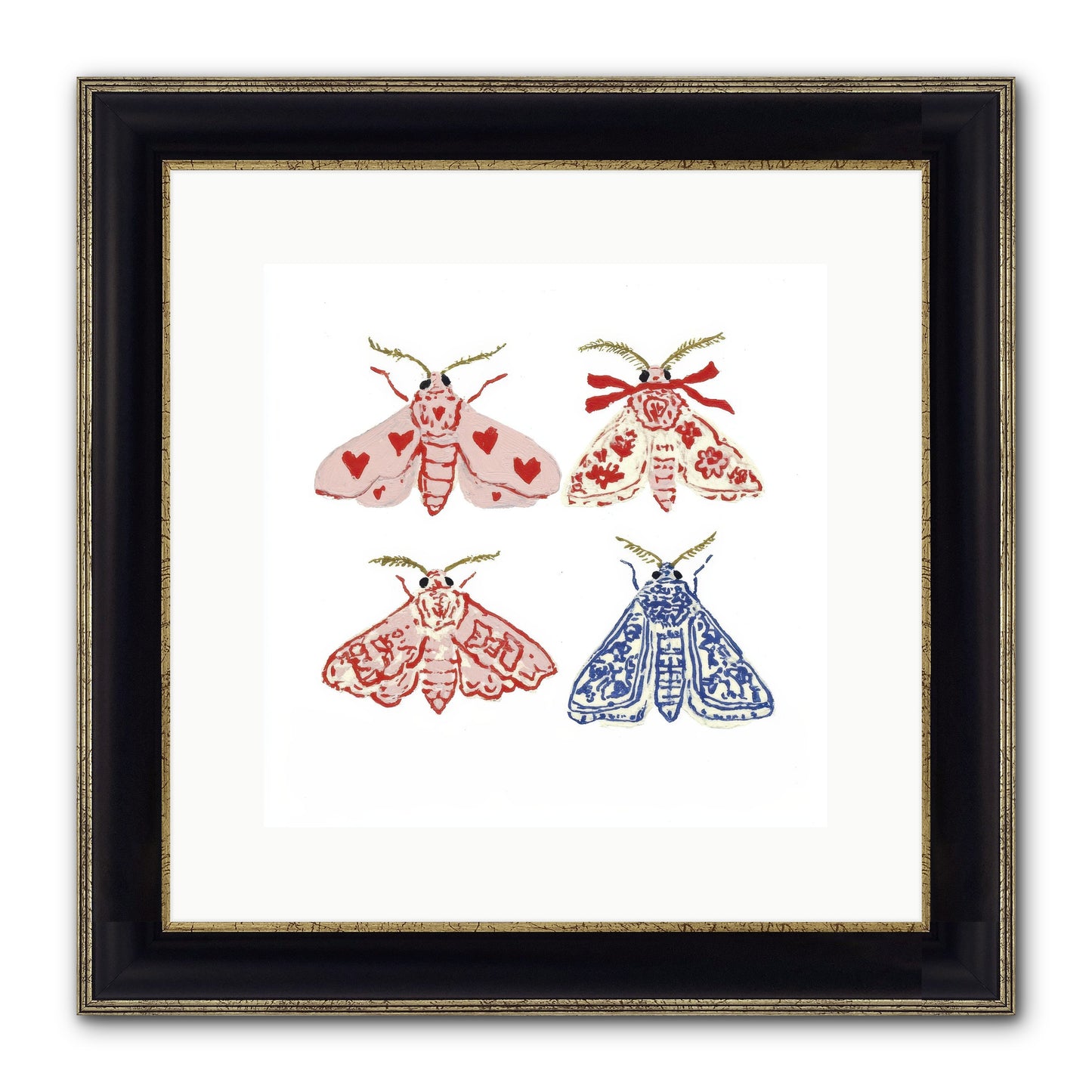 In The Language Only They Knew Framed Print - Black & Gold 12x12