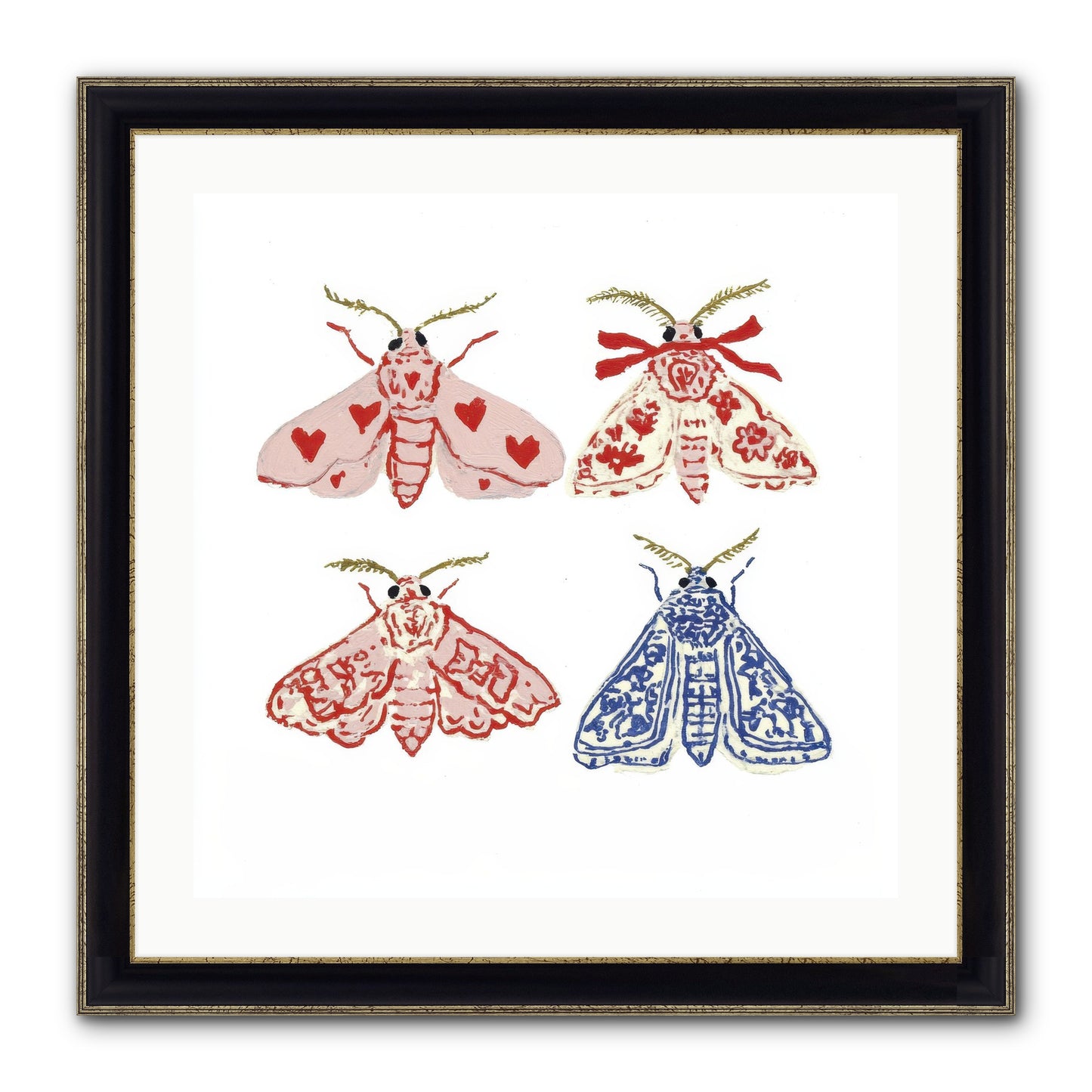 In The Language Only They Knew Framed Print - Black & Gold 24x24
