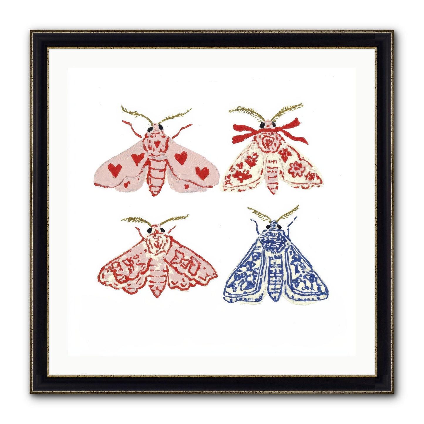 In The Language Only They Knew Framed Print - Black & Gold 30x30