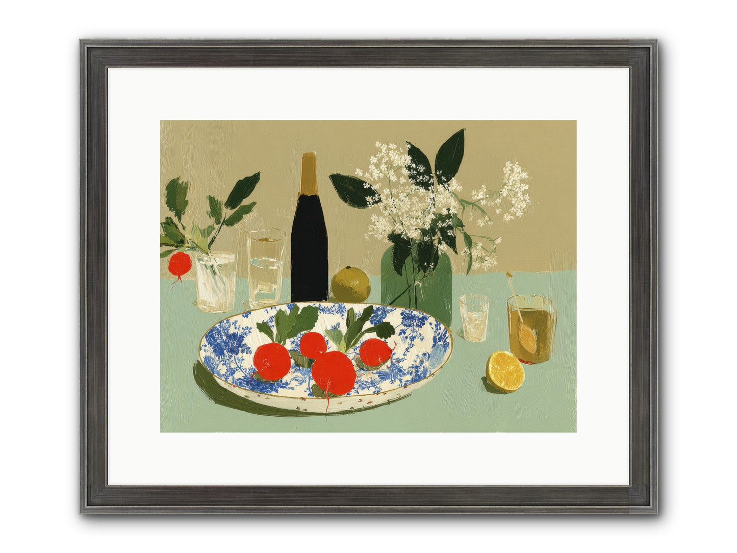 In The Stillness Framed Print - Slimwoods Black/Silver 16x12