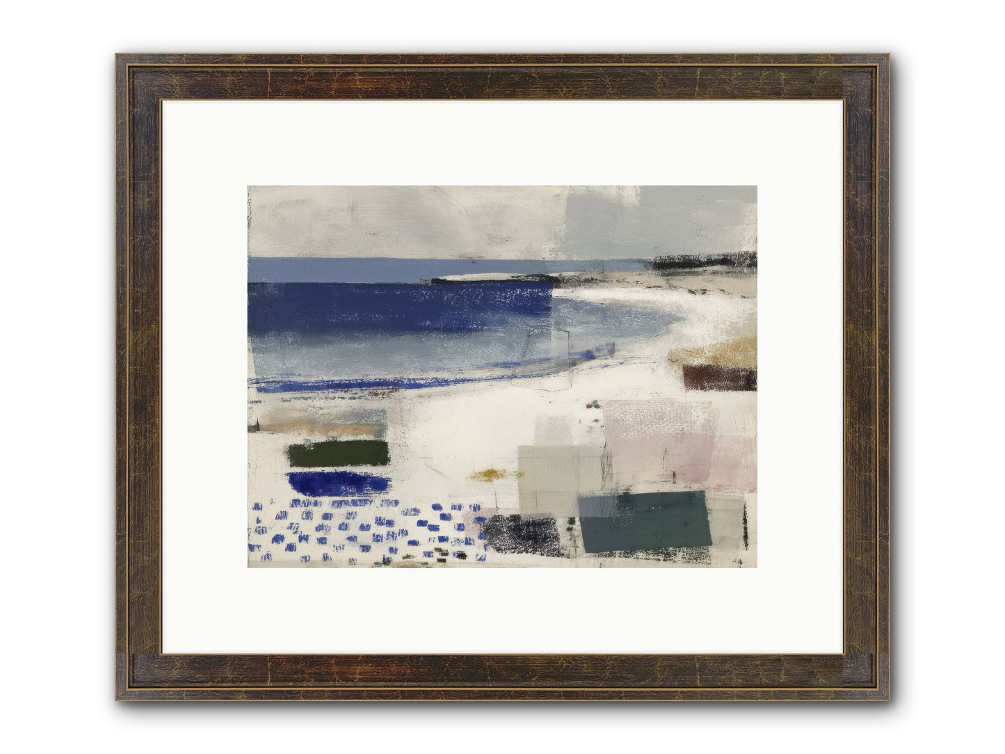 Incandescent Framed Print - Slimwoods Black/Gold 12x9
