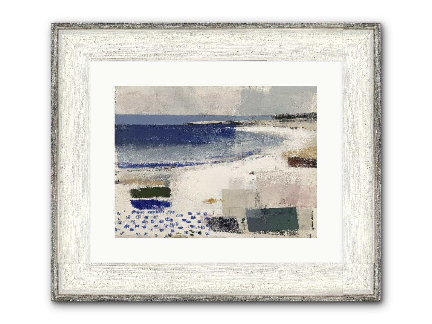 Incandescent Framed Print - Driftwood White 16x12