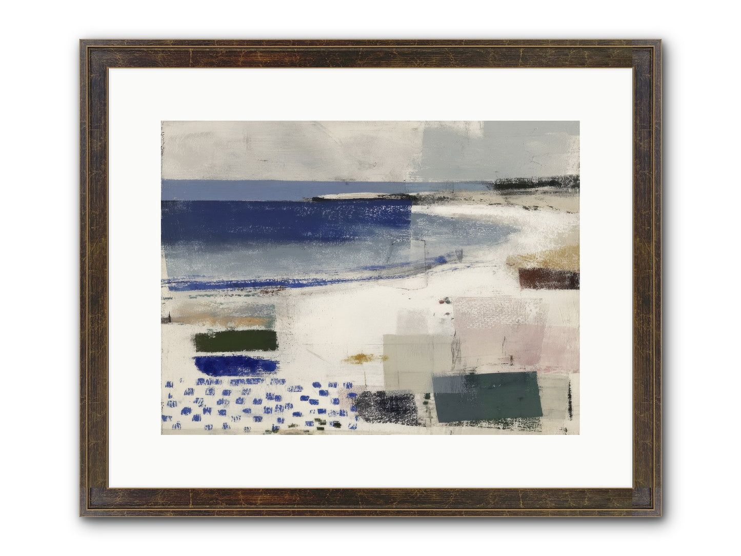 Incandescent Framed Print - Slimwoods Black/Gold 16x12