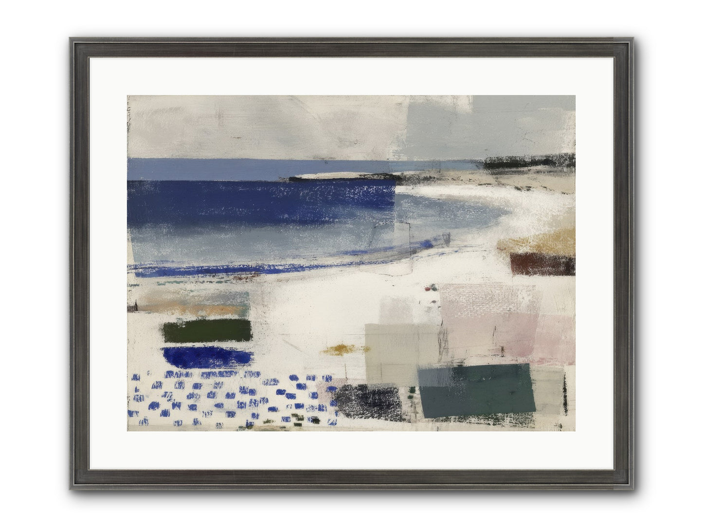 Incandescent Framed Print - Slimwoods Black/Silver 24x18